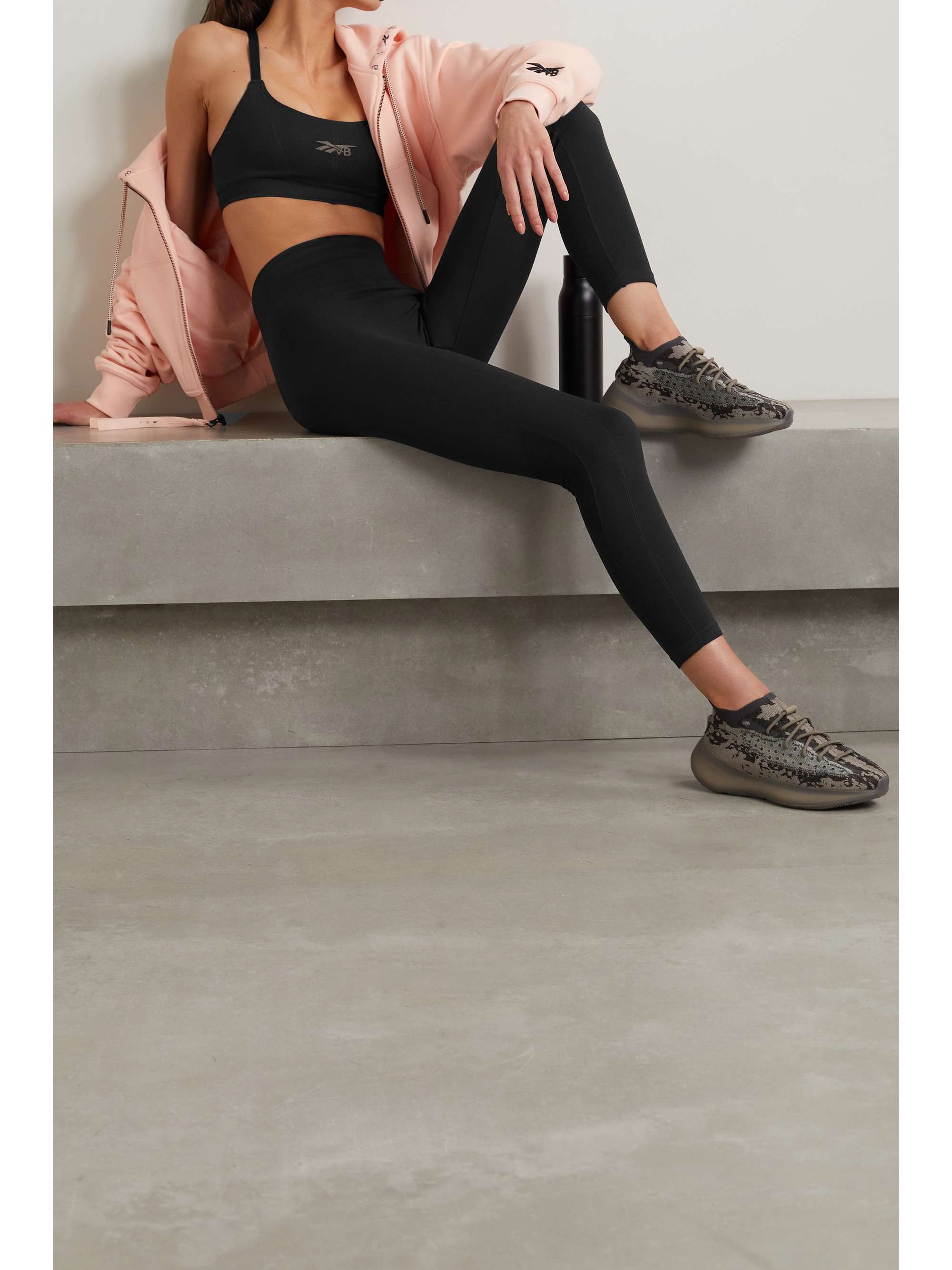 Black Stretch leggings | REEBOK X 
