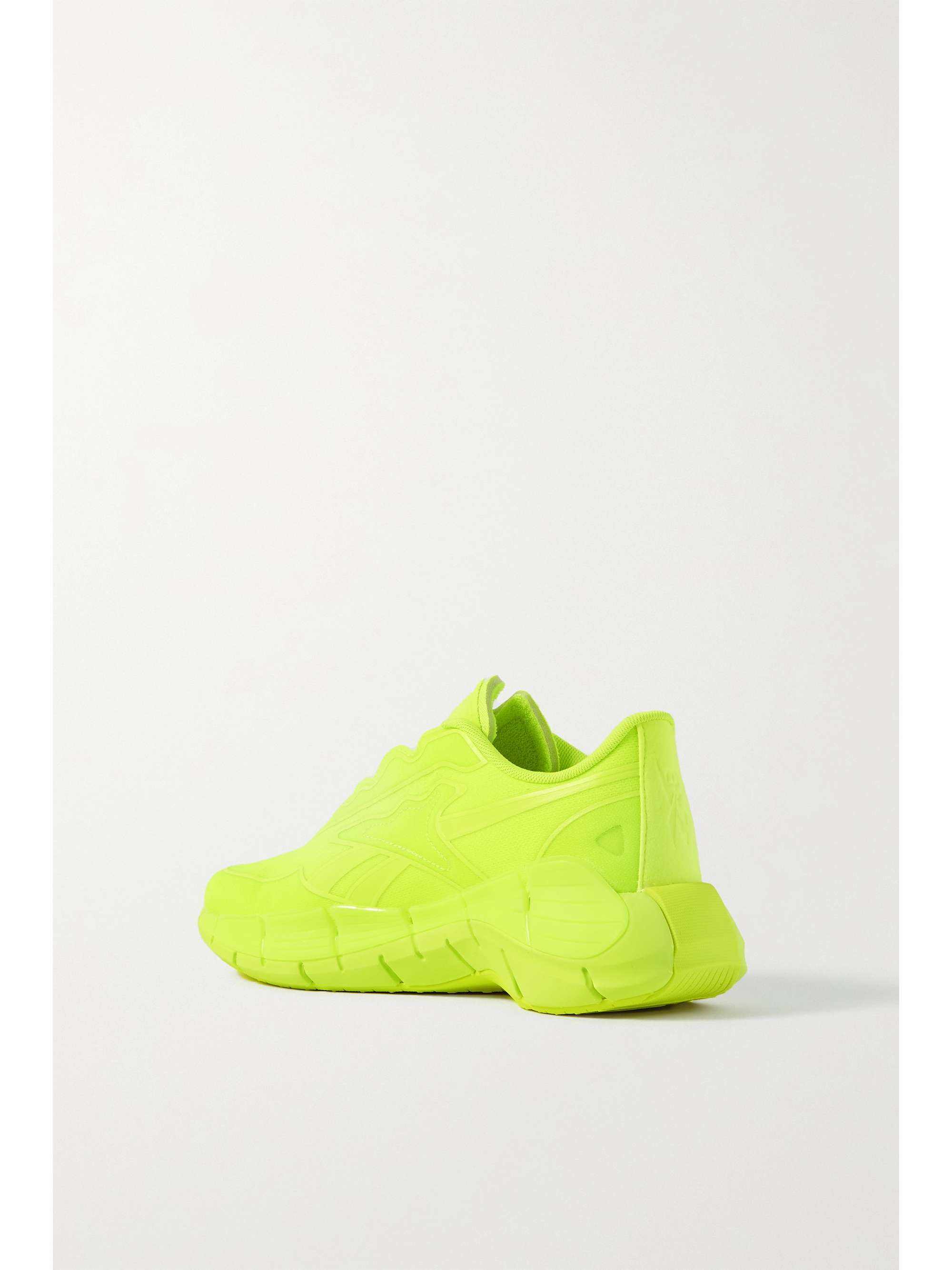 Yellow Zig Kinetica rubber-trimmed mesh 