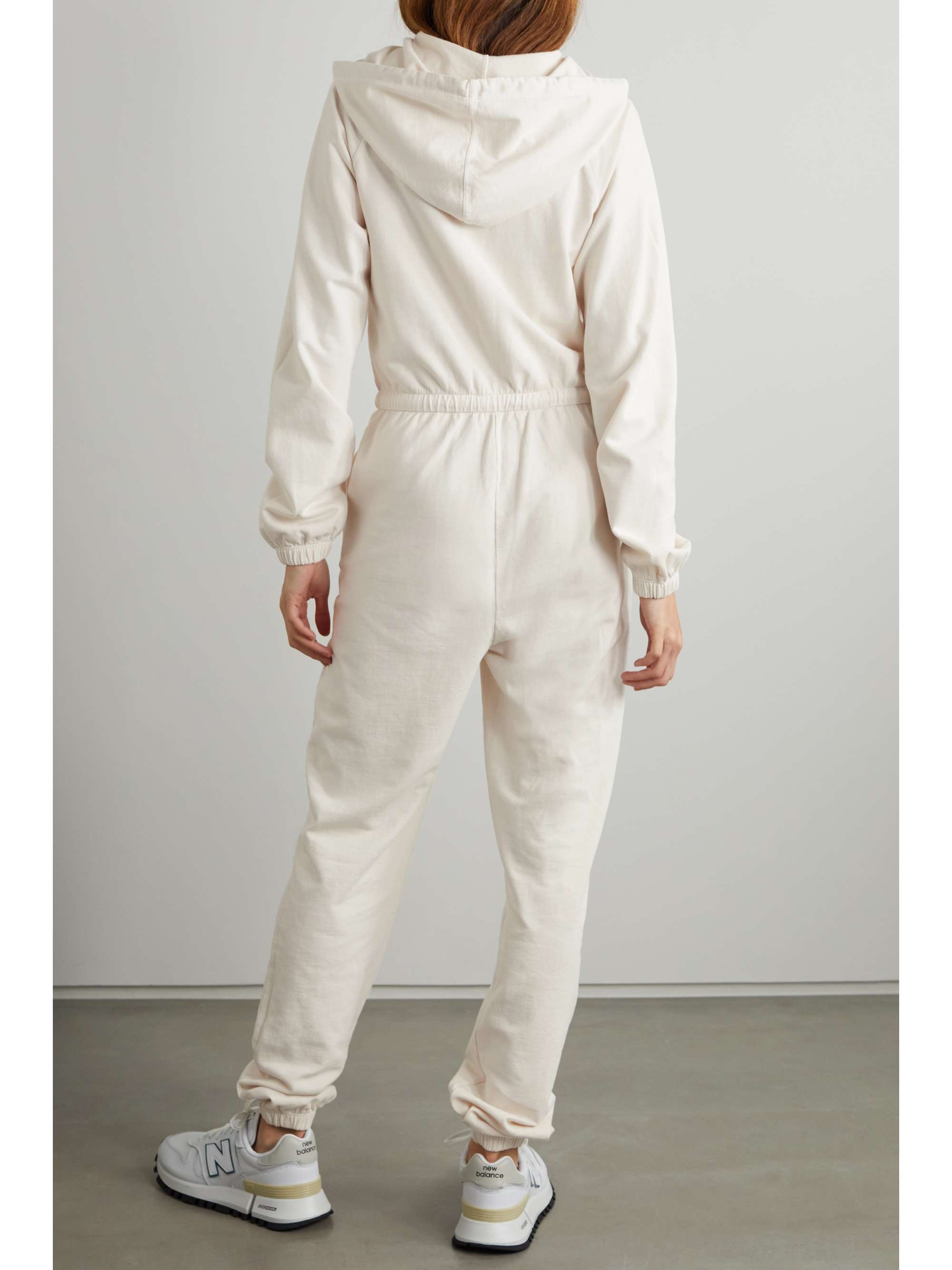 YEAR OF OURS Hooded cottonjersey jumpsuit NETAPORTER