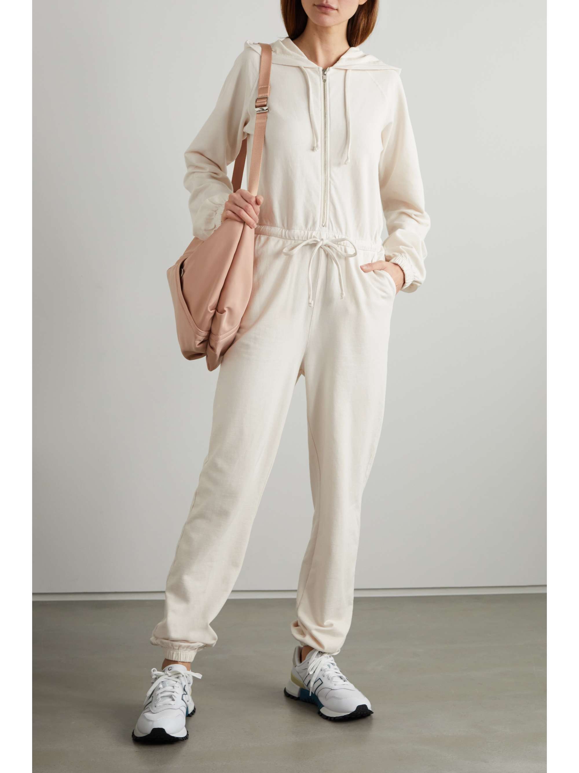 YEAR OF OURS Hooded cottonjersey jumpsuit NETAPORTER