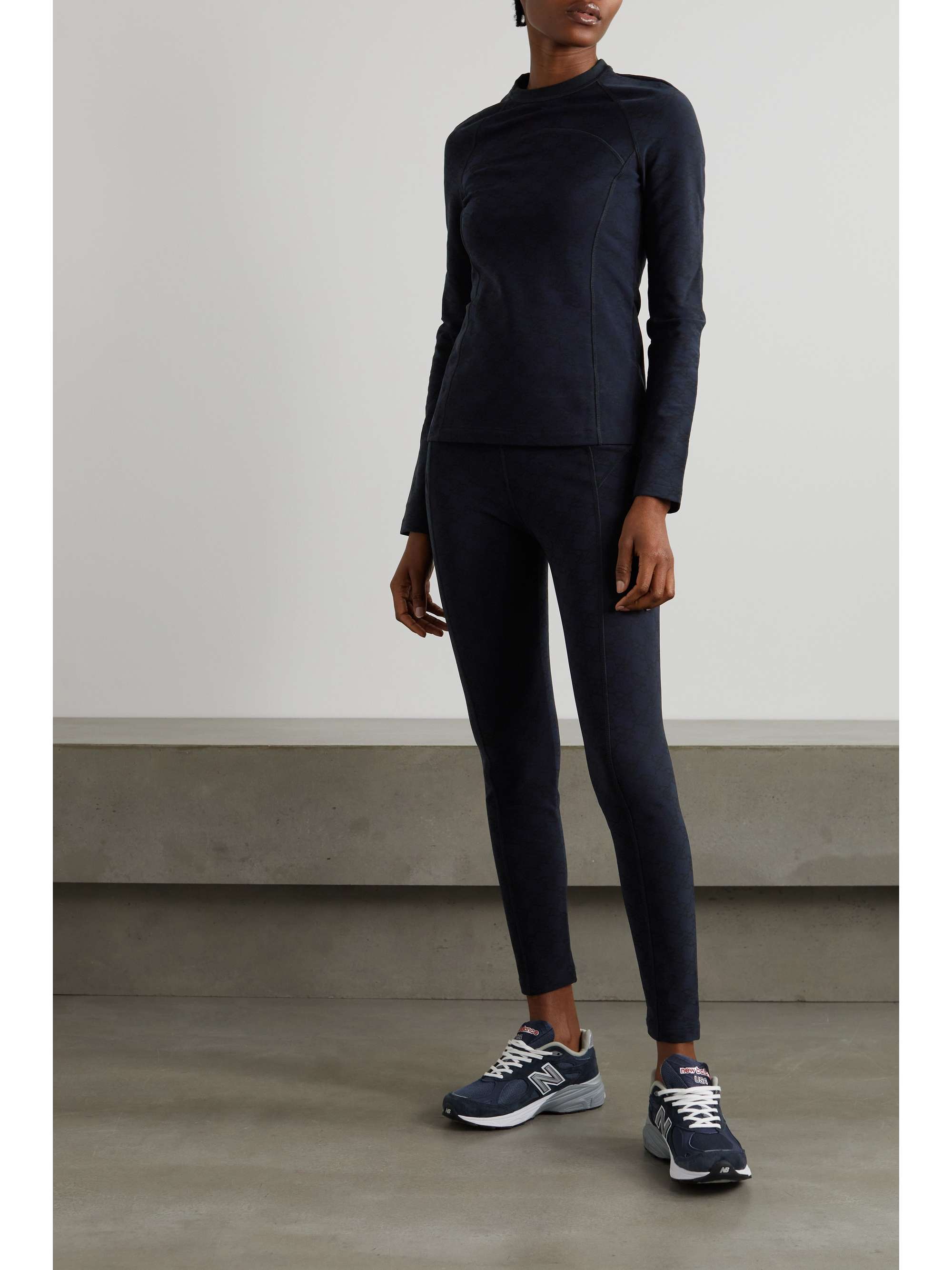 FENDI Karligraphy printed stretch leggings
