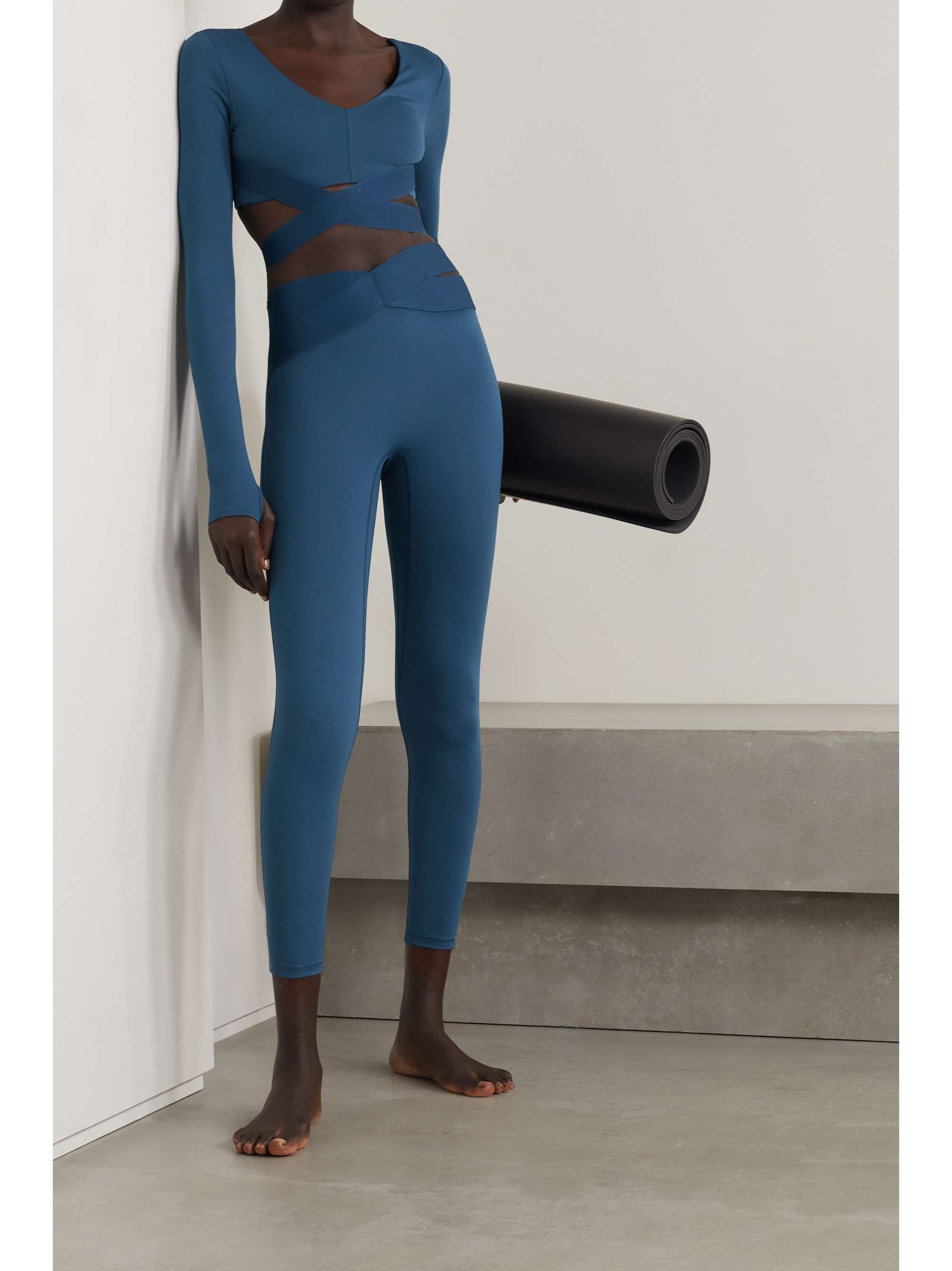 LE ORE Corso cutout recycled stretch leggings