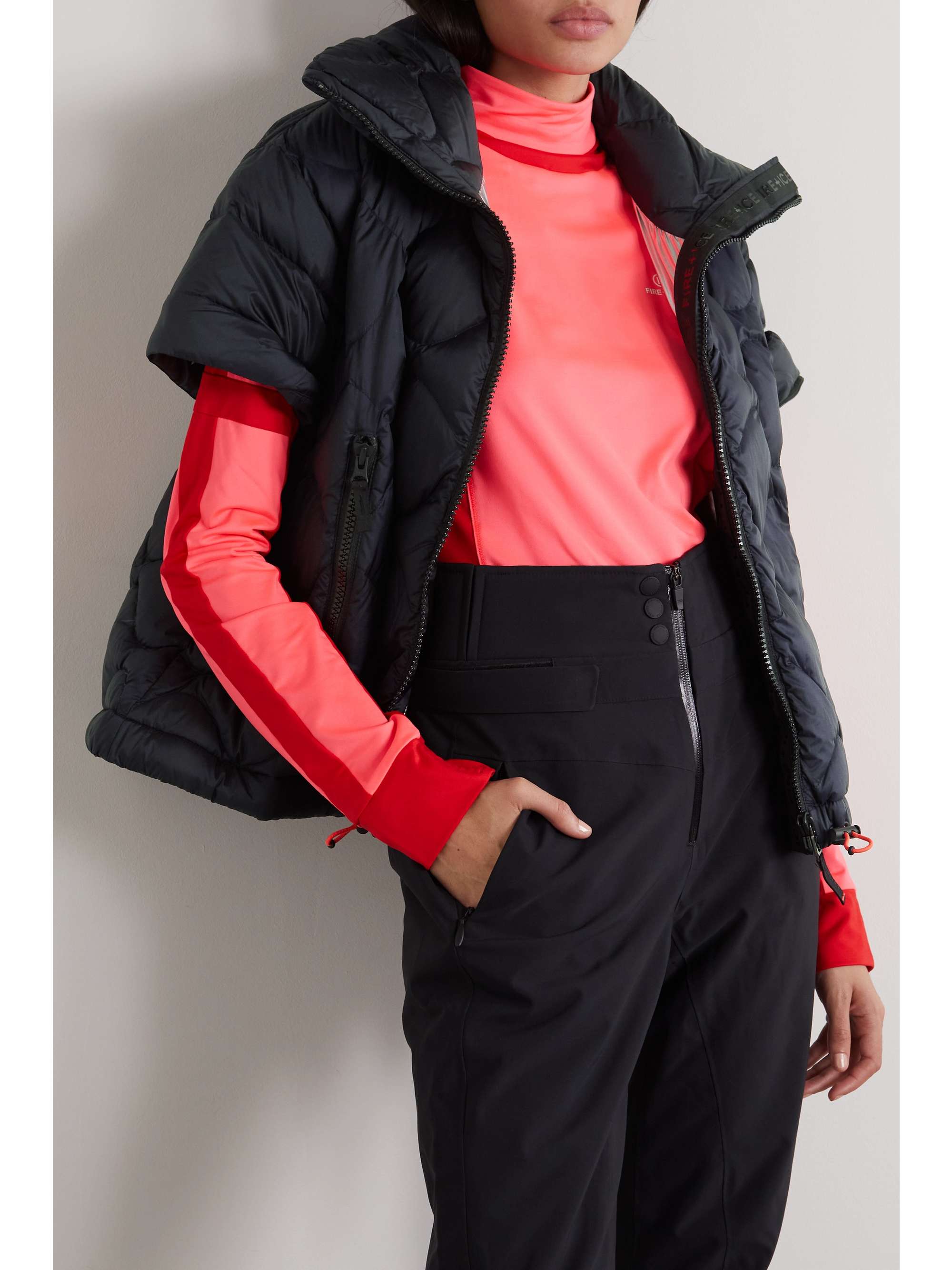 BOGNER FIRE+ICE Trish-D convertible quilted ripstop down ski jacket
