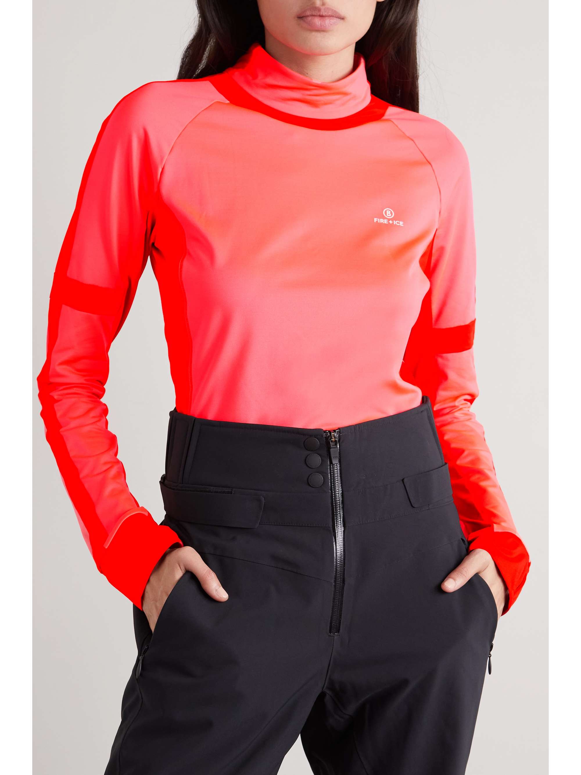 BOGNER FIRE+ICE Cady Skioberteil aus einem Stretch-Material mit Stehkragen