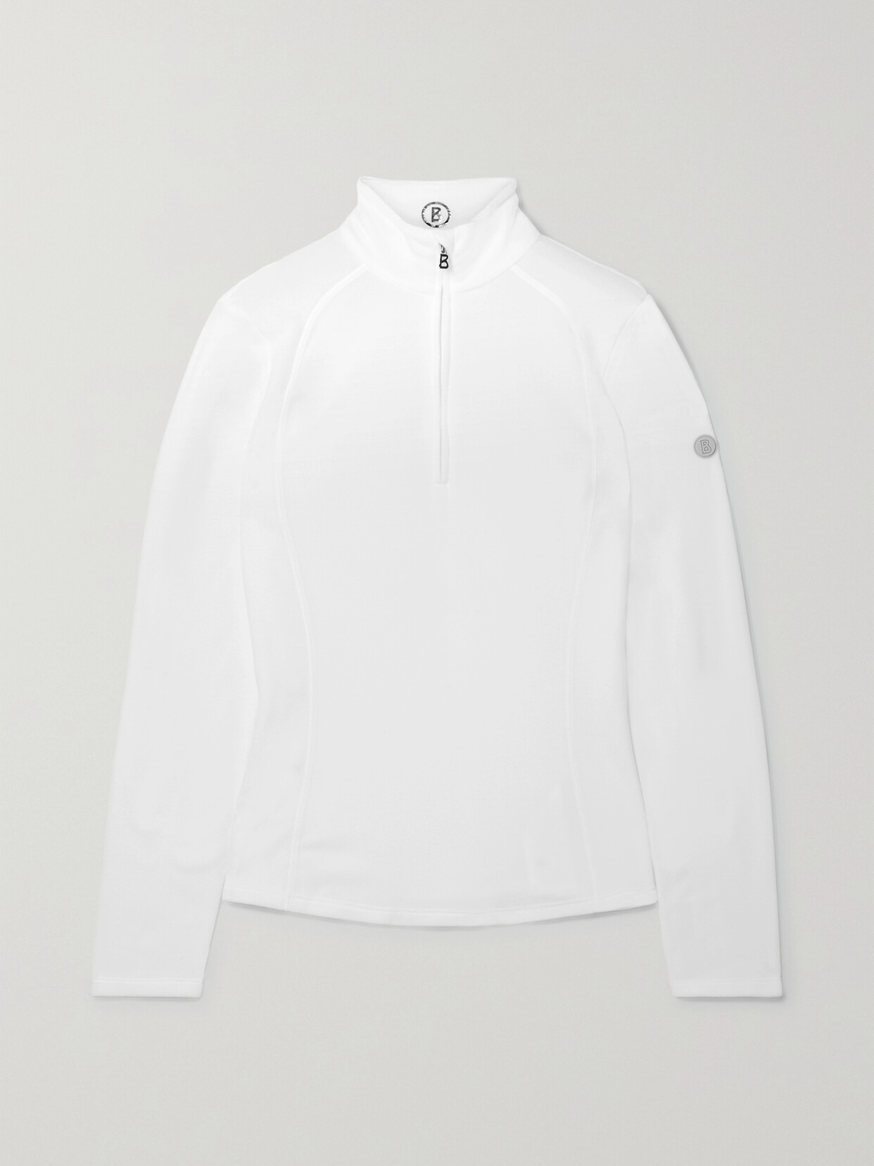Bogner Madita Quarter-zip Thermal Base-layer Top In White