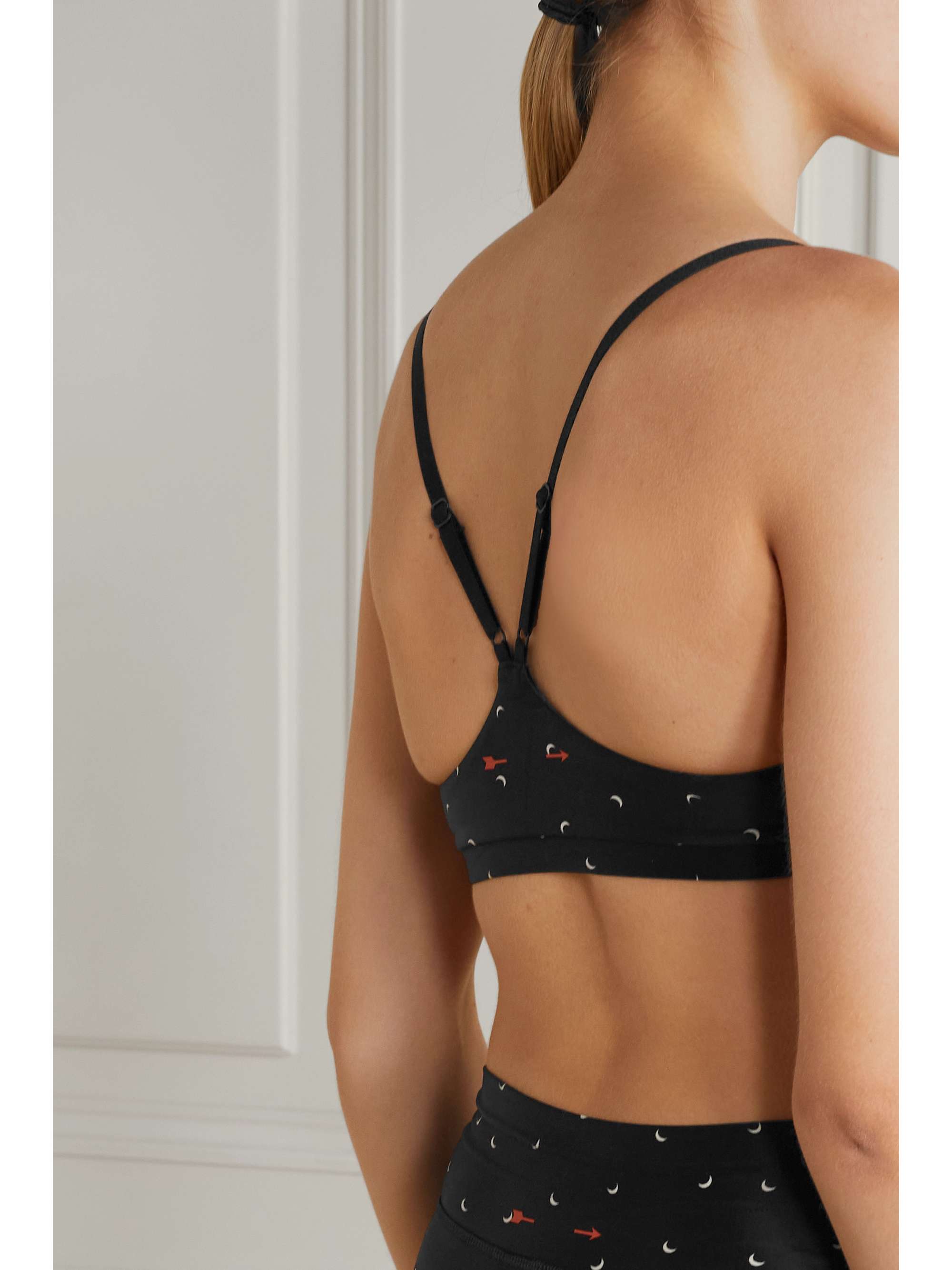 THE UPSIDE Brassière de sport stretch imprimée Eclipse Zoe