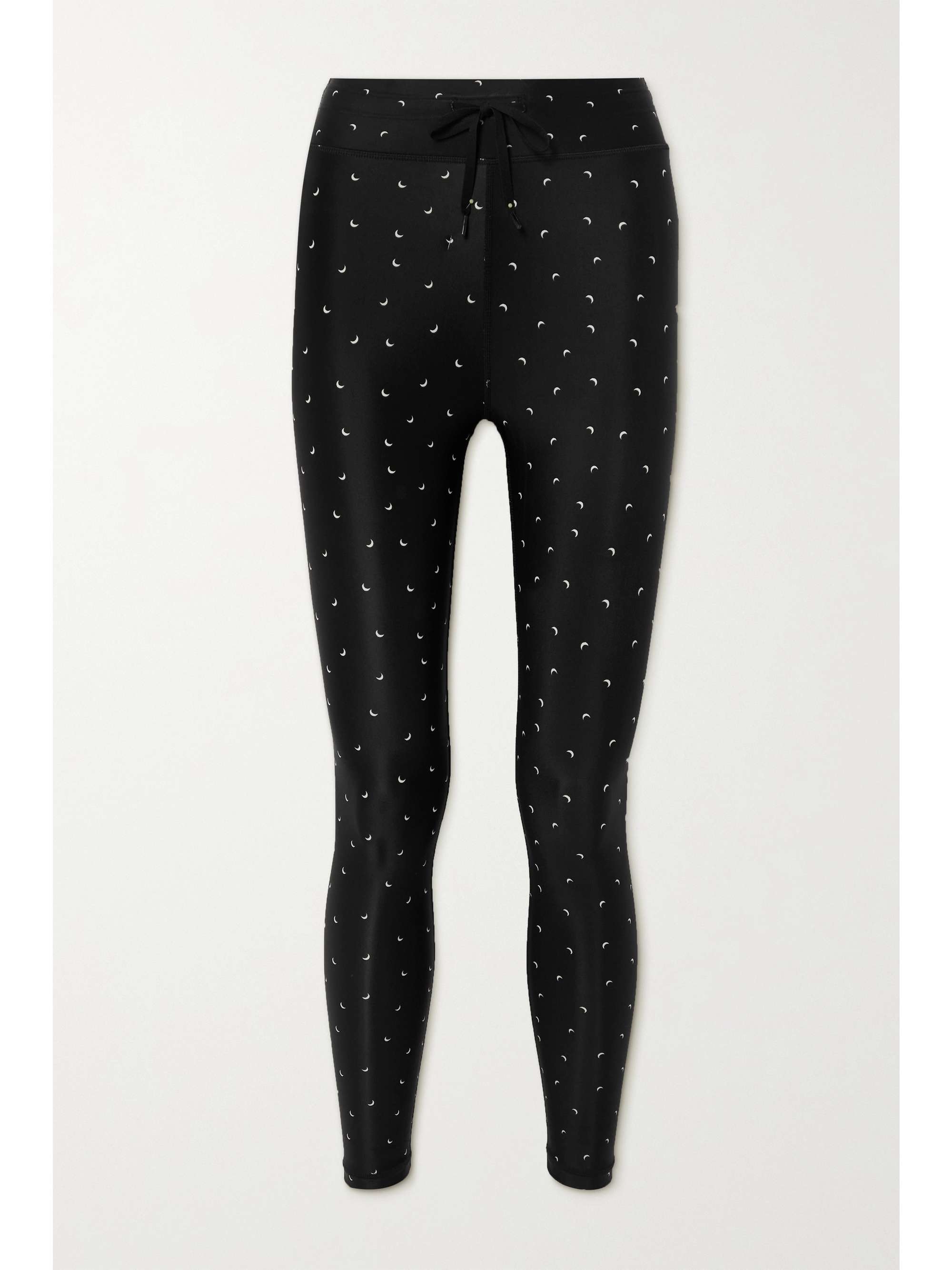 Black Eclipse printed stretch leggings 