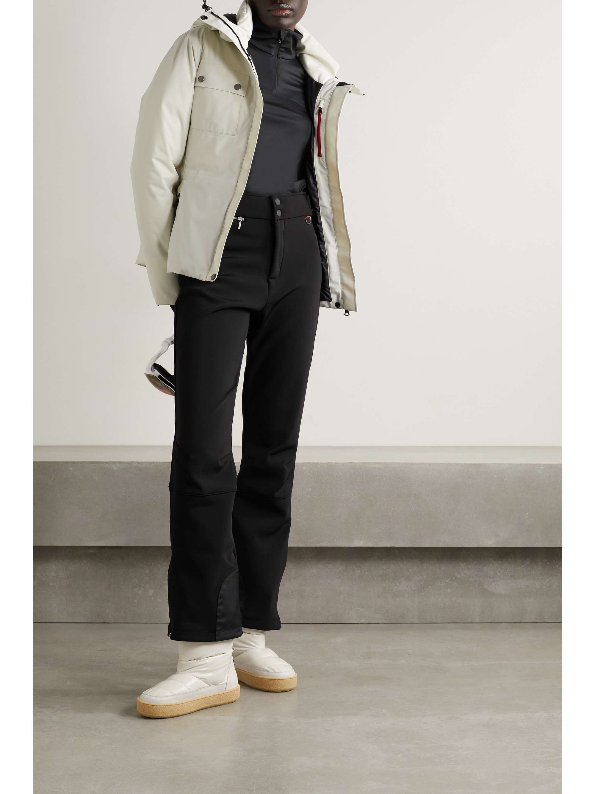 Black Saint Moritz stretch tech-jersey 