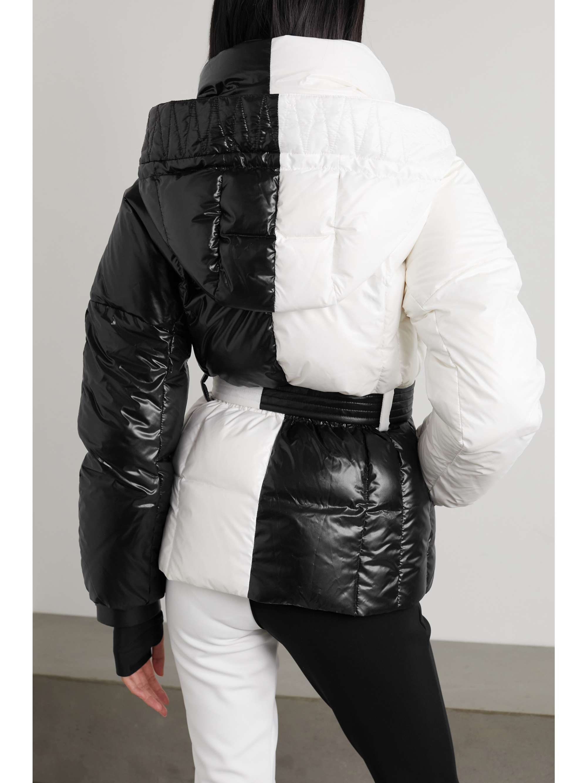 CORDOVA The Monterosa hooded belted quilted down ski jacket