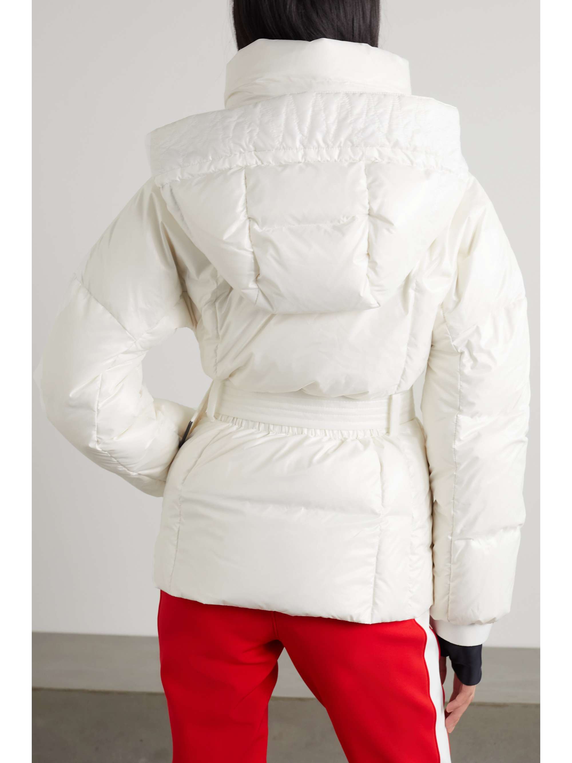 CORDOVA The Monterosa hooded belted quilted down ski jacket