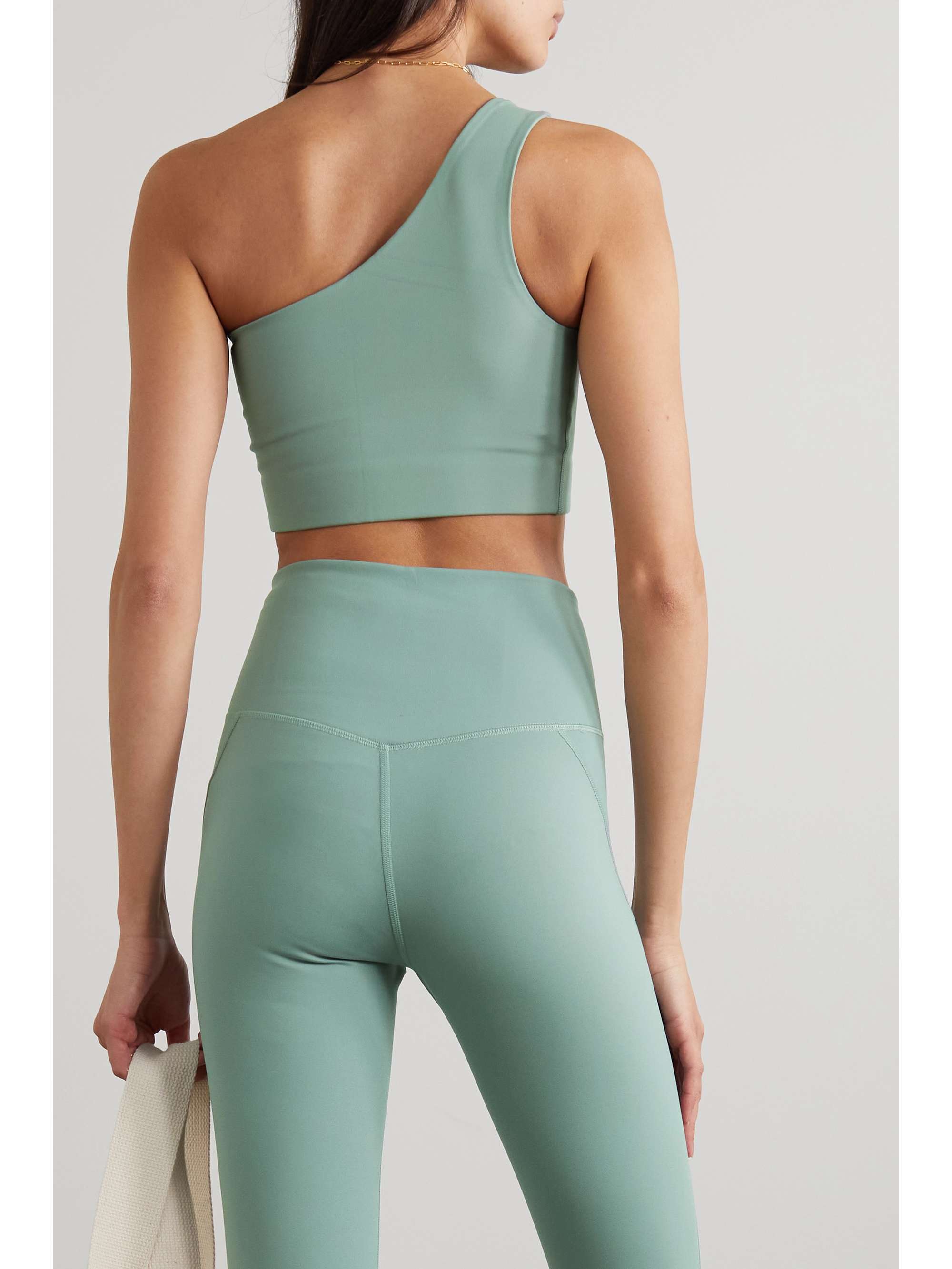 GIRLFRIEND COLLECTIVE Bianca one-shoulder stretch recycled sports bra