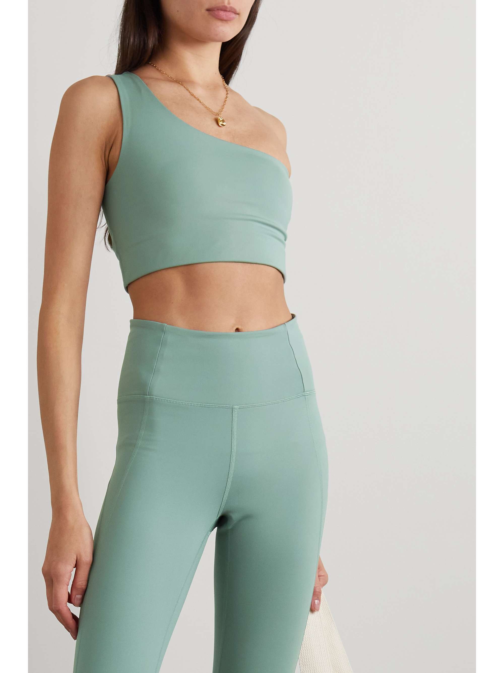 GIRLFRIEND COLLECTIVE Bianca one-shoulder stretch recycled sports bra