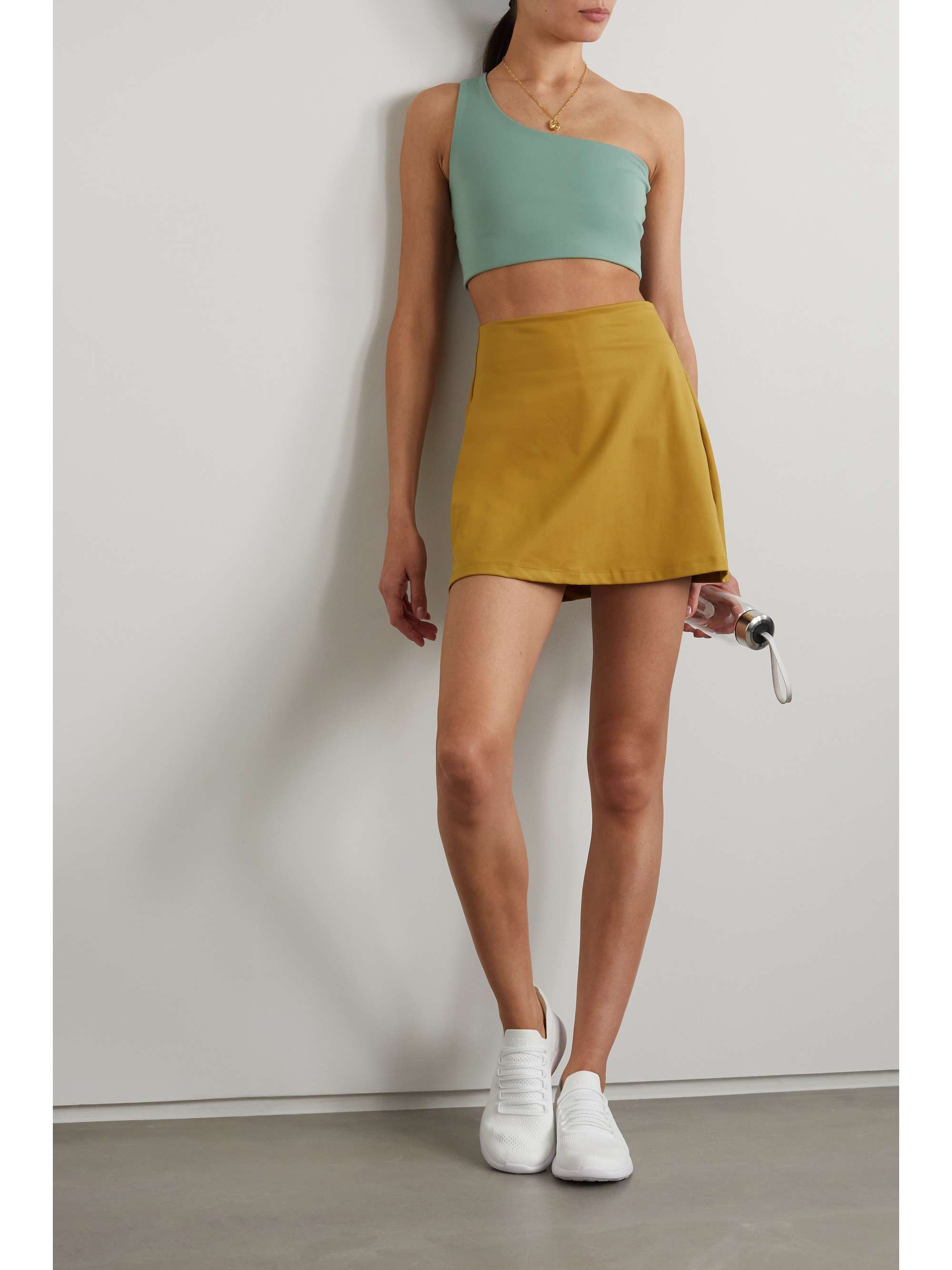GIRLFRIEND COLLECTIVE Bianca one-shoulder stretch recycled sports bra