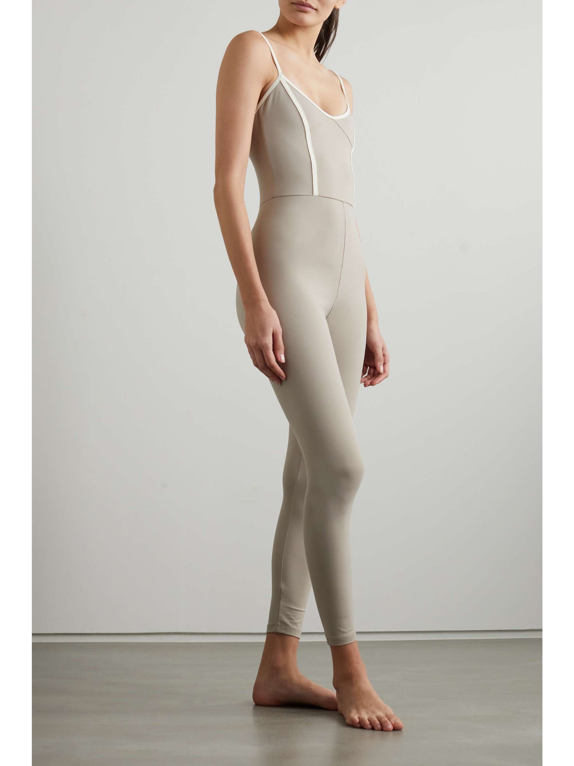 ERNEST LEOTY Augustine two-tone stretch bodysuit