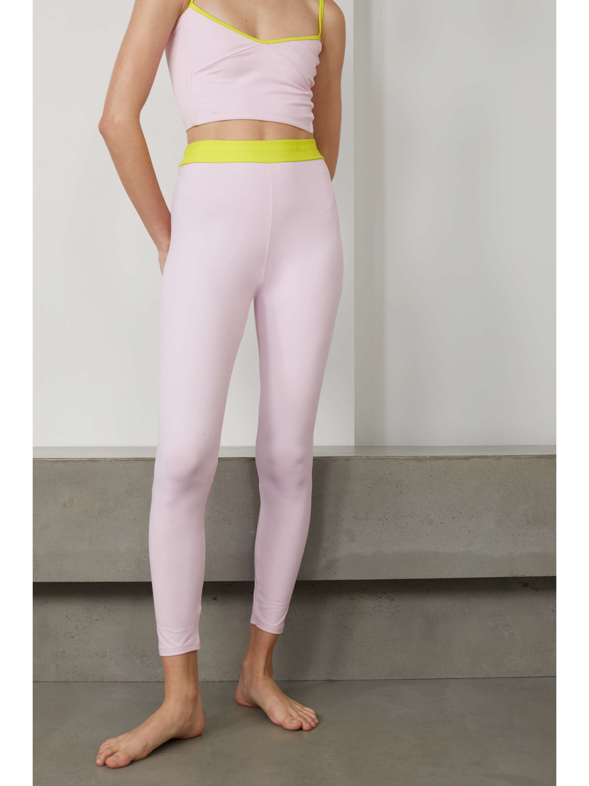 ERNEST LEOTY Ambre two-tone stretch leggings
