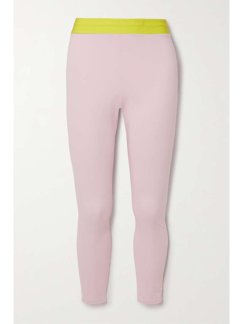 ERNEST LEOTY Ambre Two-tone Stretch Leggings