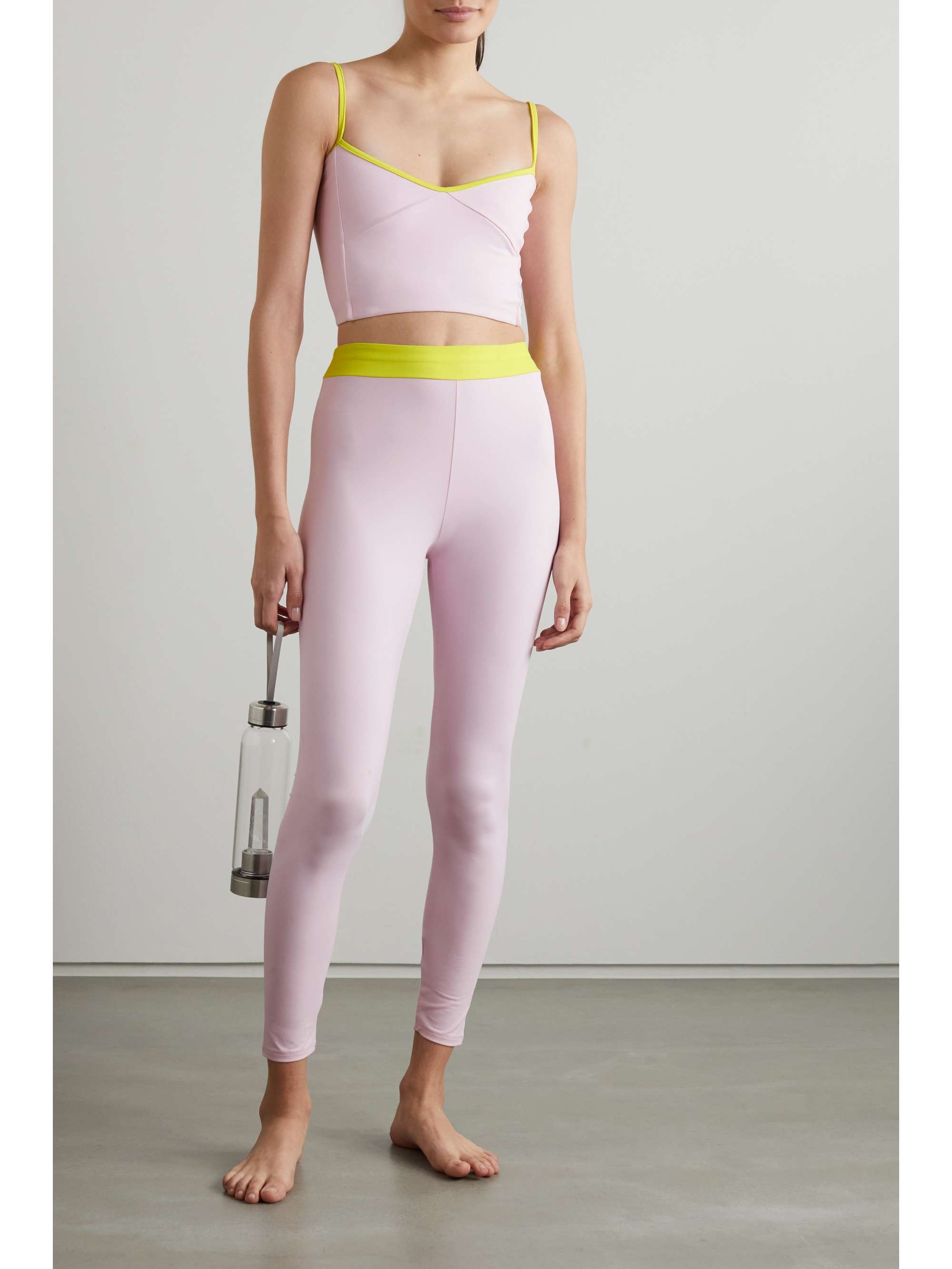ERNEST LEOTY Ambre two-tone stretch leggings