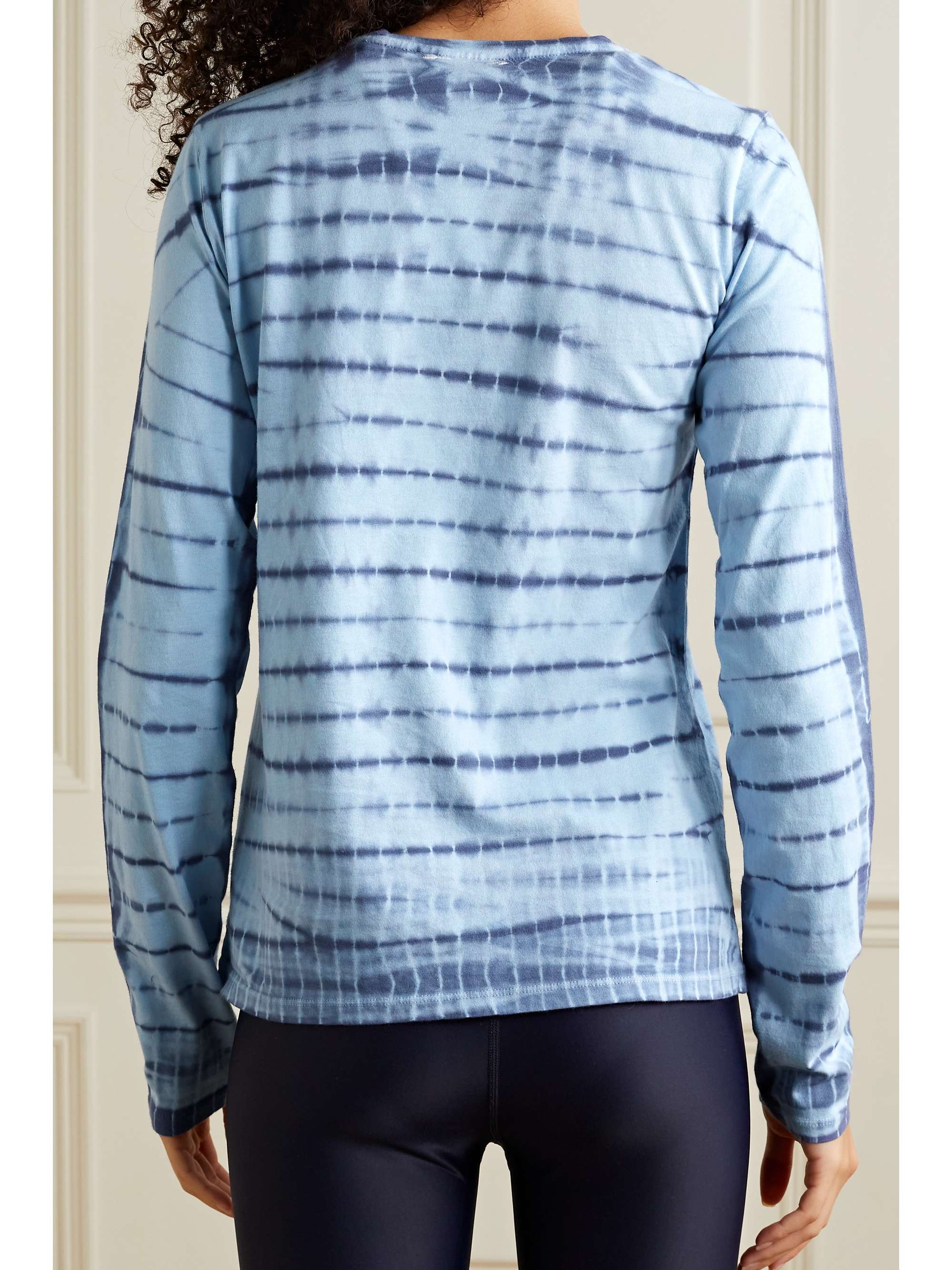 THE UPSIDE Courtney Oberteil aus Baumwoll-Jersey mit Batikmuster