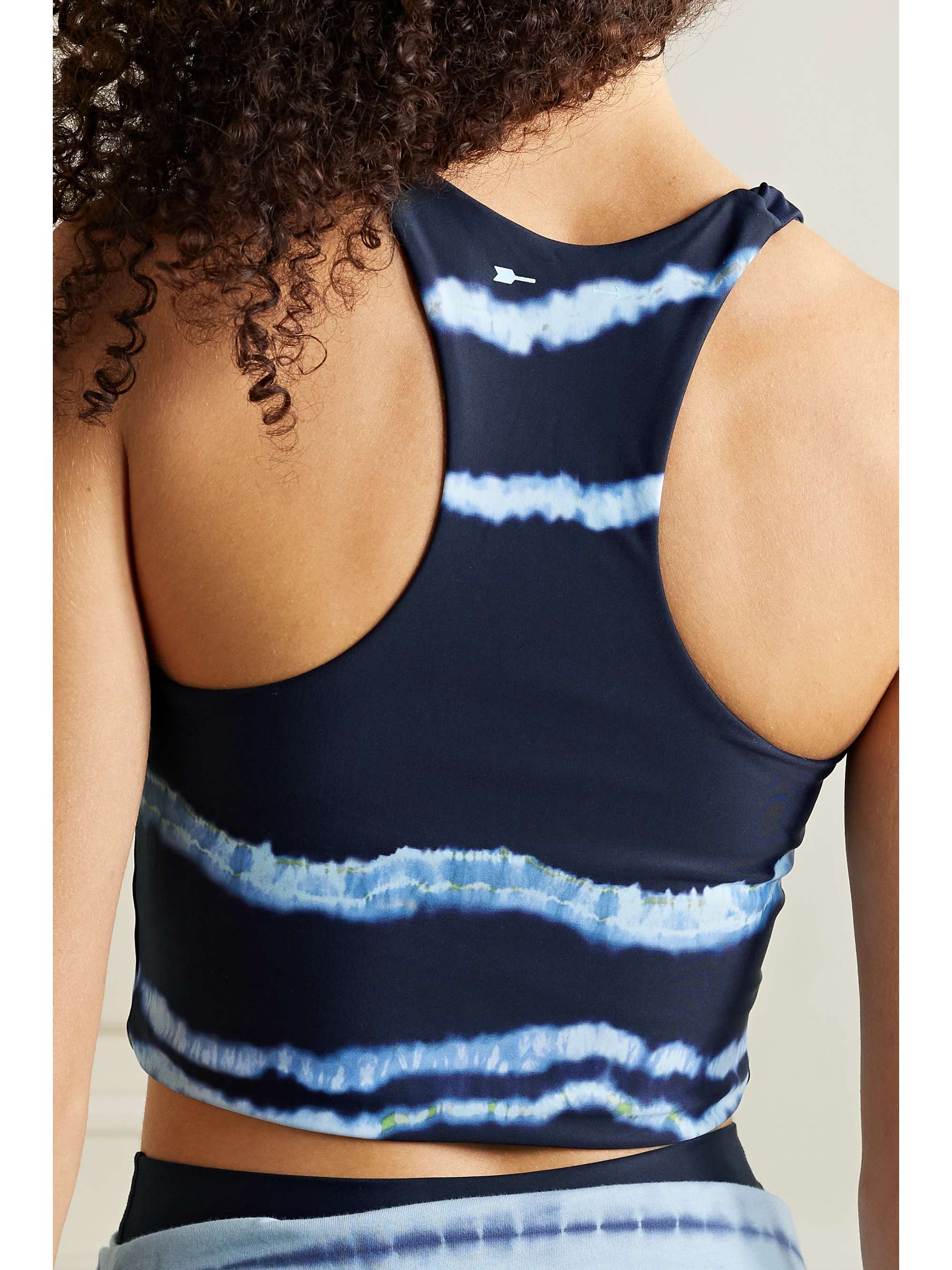 THE UPSIDE Margot tie-dyed recycled stretch sports bra