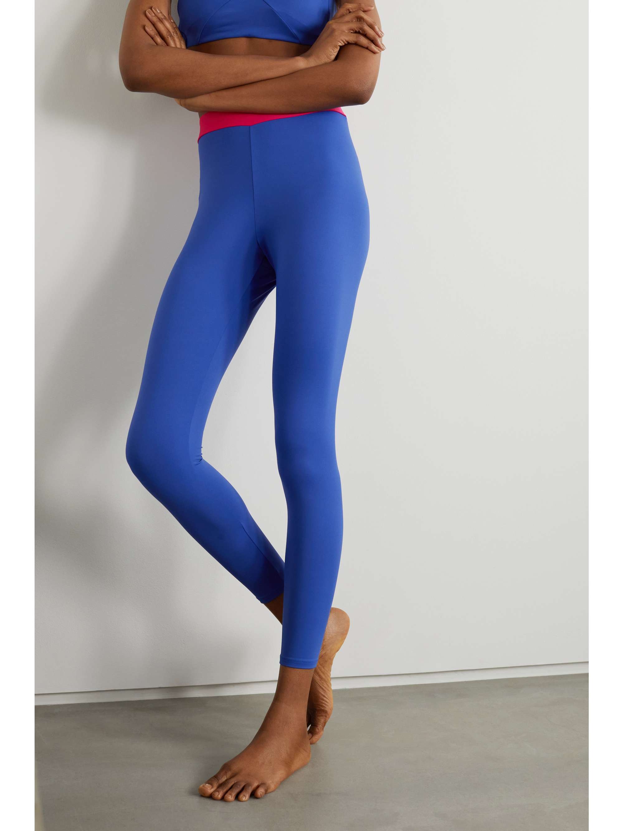 ERNEST LEOTY Ambre two-tone stretch leggings