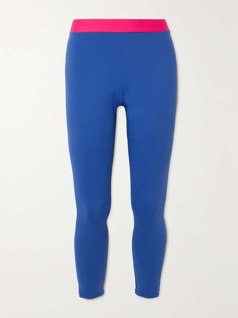 ERNEST LEOTY Ambre Two-tone Stretch Leggings