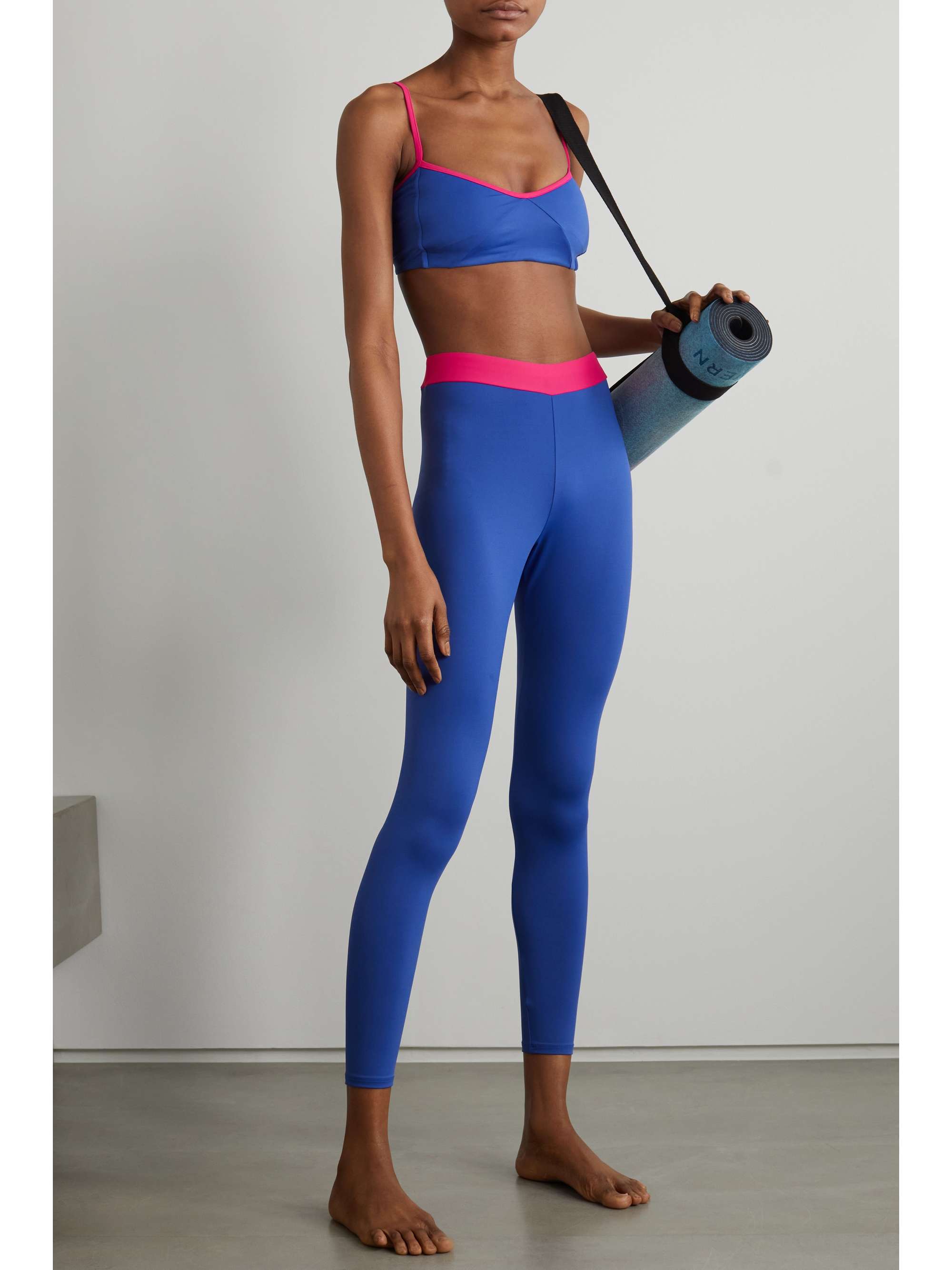 ERNEST LEOTY Ambre two-tone stretch leggings