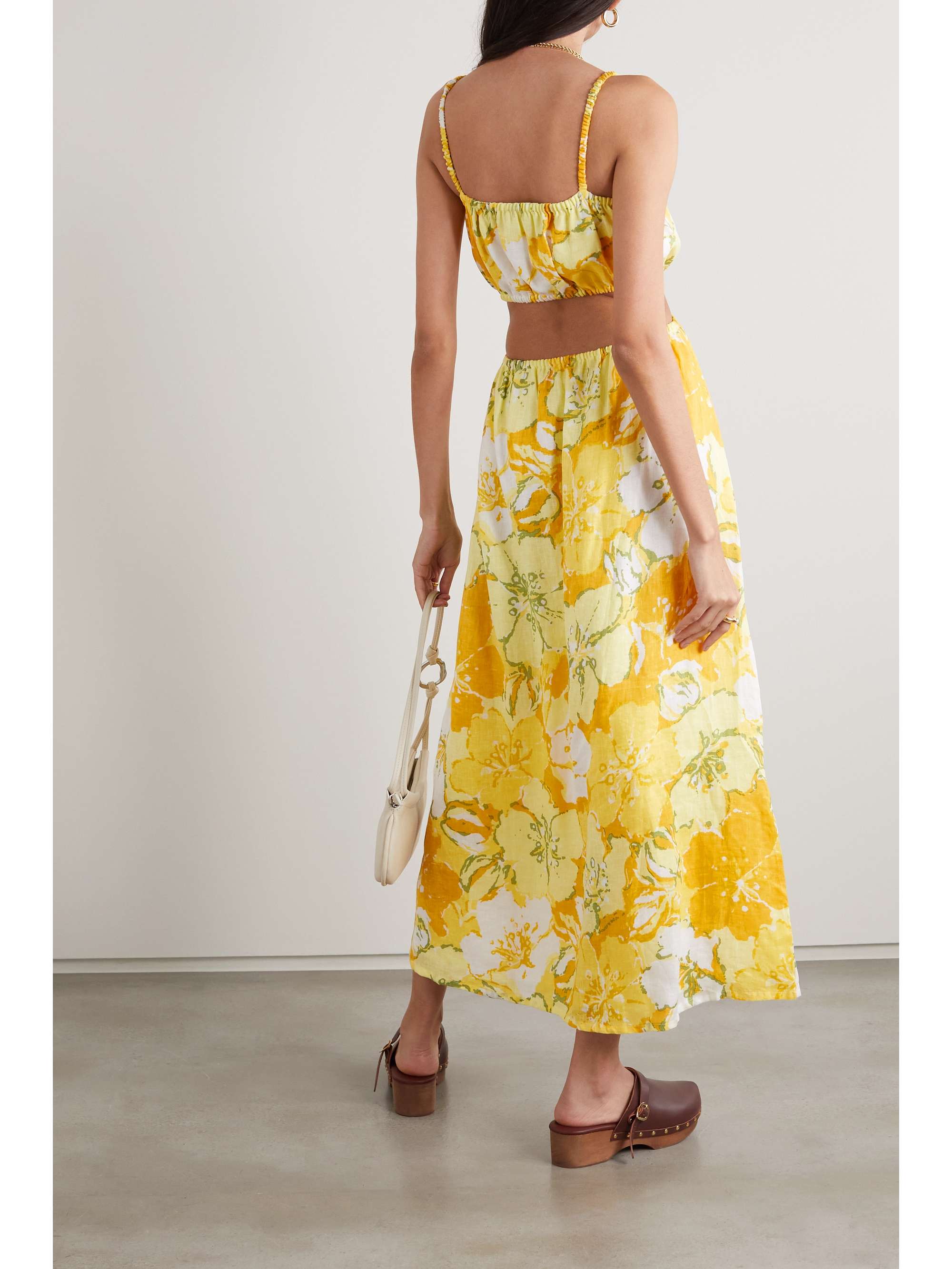 FAITHFULL THE BRAND El Rio cutout floral-print linen maxi dress |  NET-A-PORTER