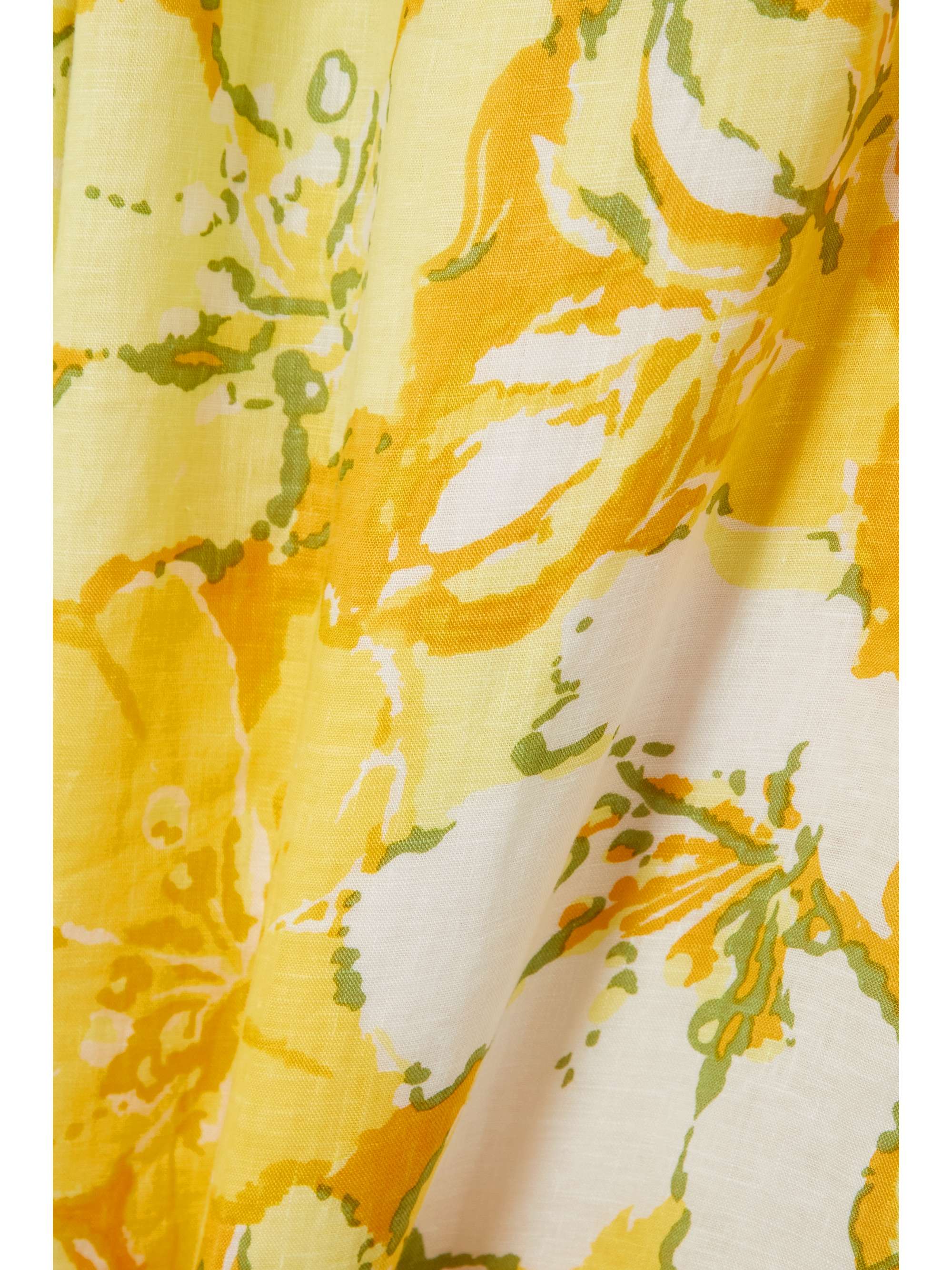 FAITHFULL El Rio cutout floral-print linen maxi dress