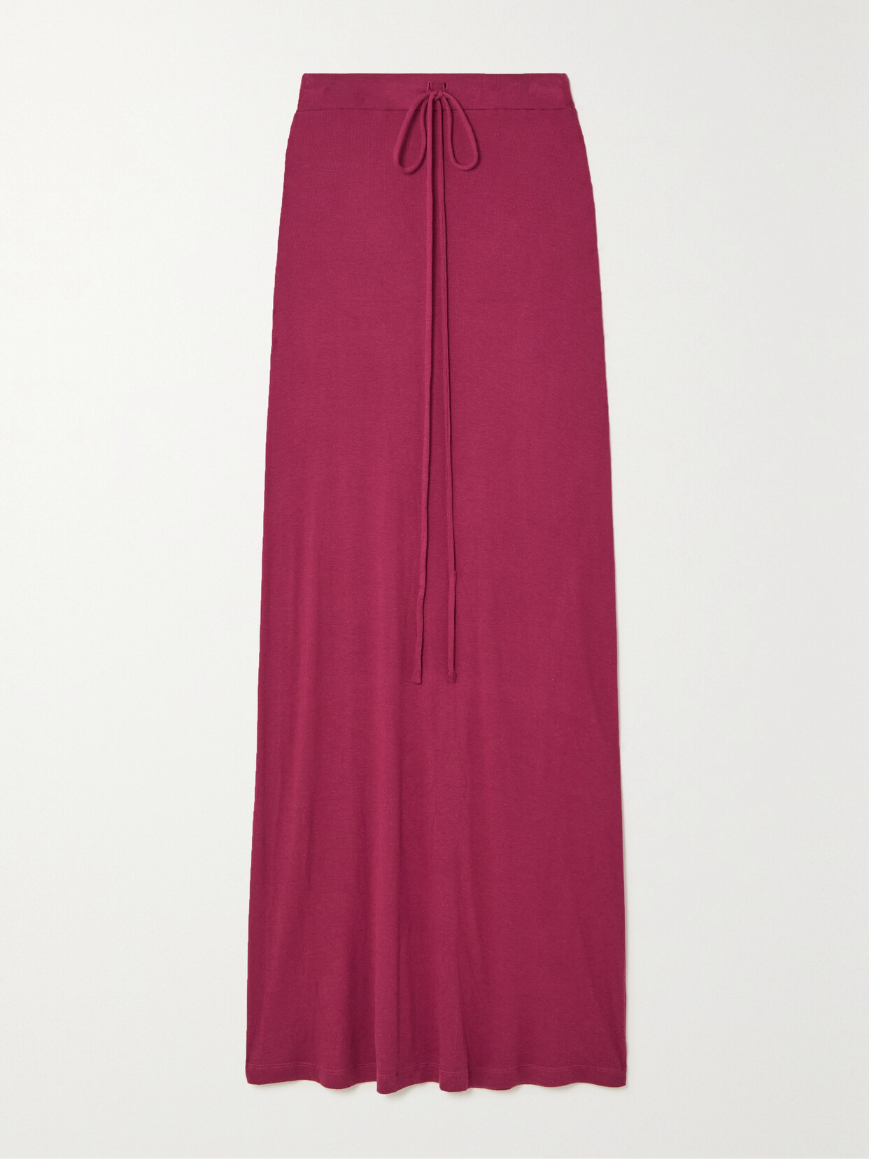 BONDI BORN - + Net Sustain Geneva Stretch Modal And Silk-blend Jersey Maxi Skirt - Purple