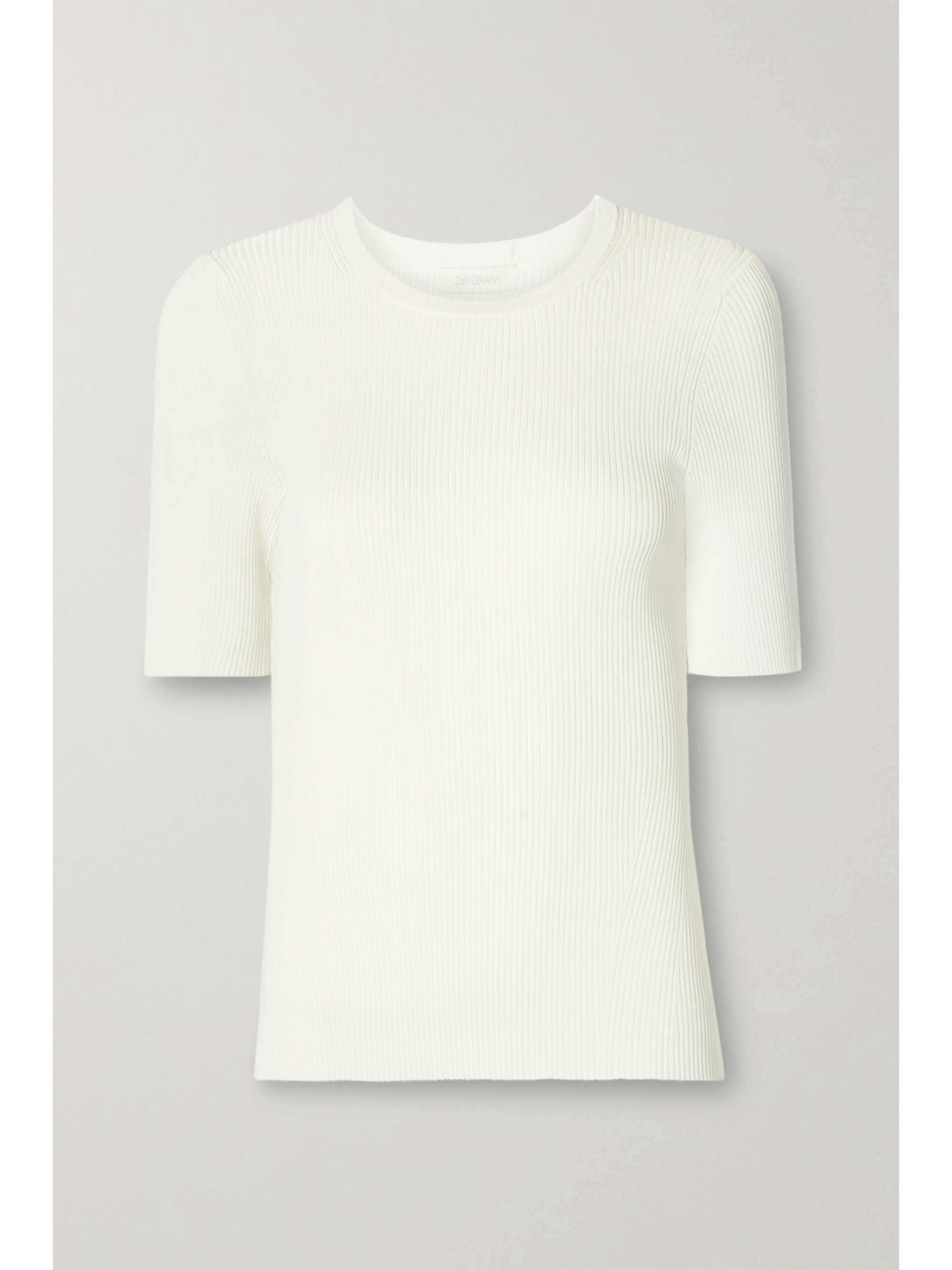 Off-white Tropicana ribbed-knit T-shirt 