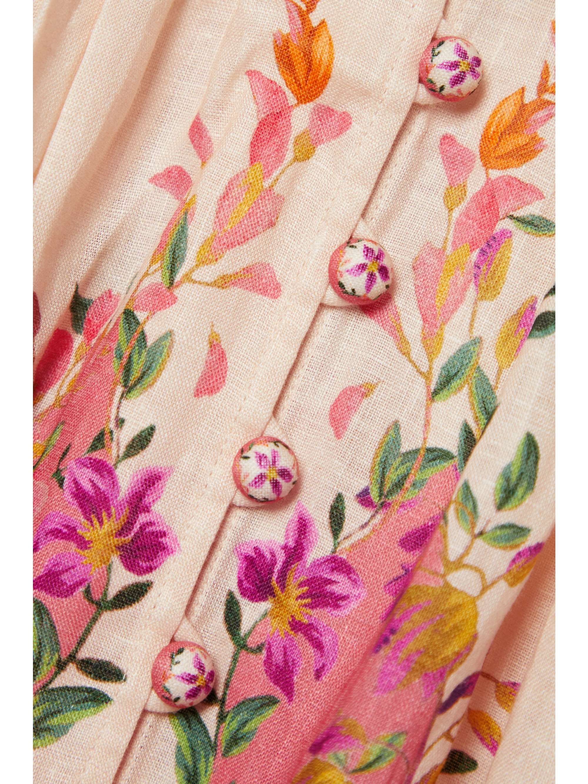 ZIMMERMANN Tropicana floral-print linen mini dress