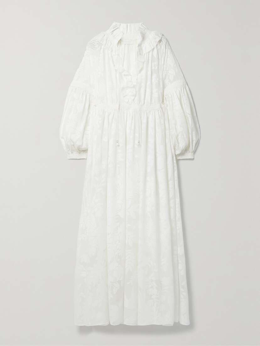 Zimmermann Tropicana Jacquard Maxi Dress