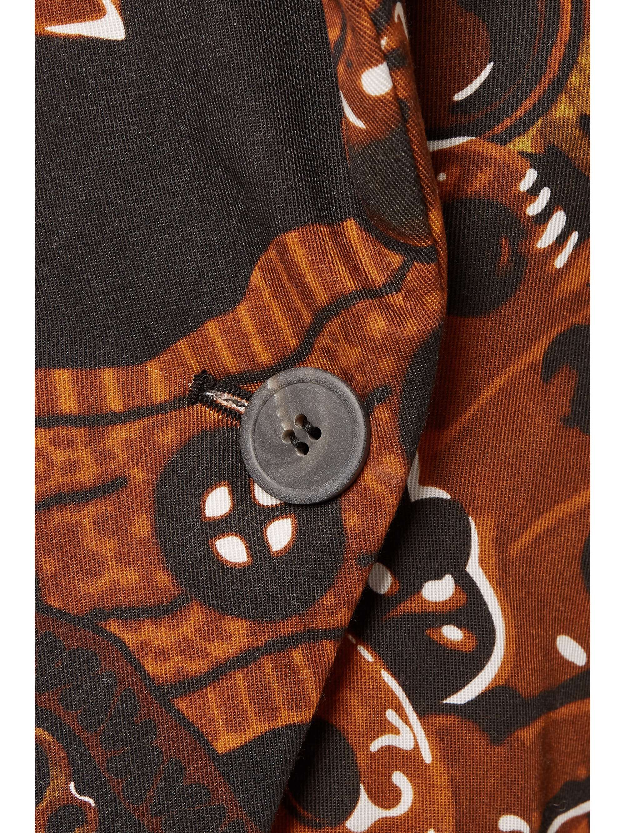 MARA HOFFMAN Manuela padded floral-print TENCEL Lyocell coat