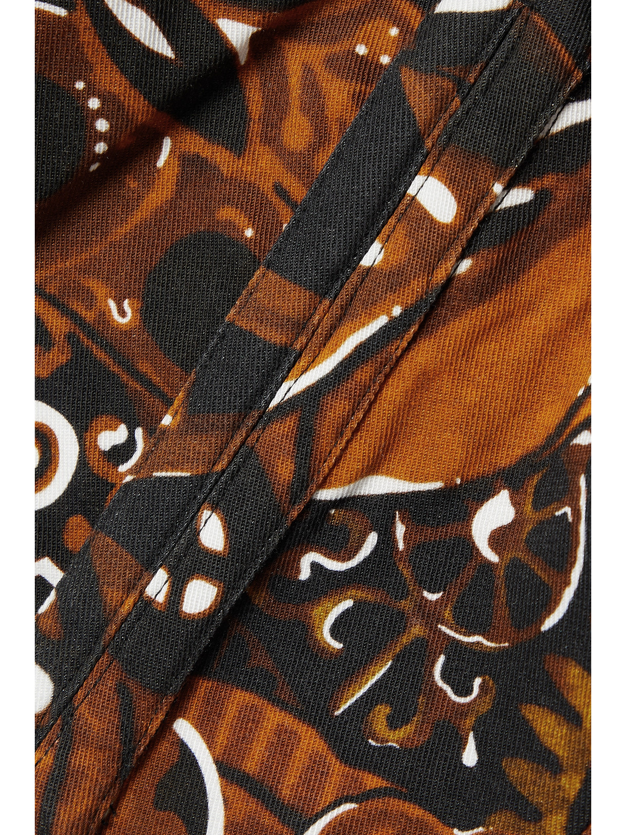 Mara Hoffman + Net Sustain Juana Off-the-shoulder Cropped Printed Tencel Lyocell Top In Brown