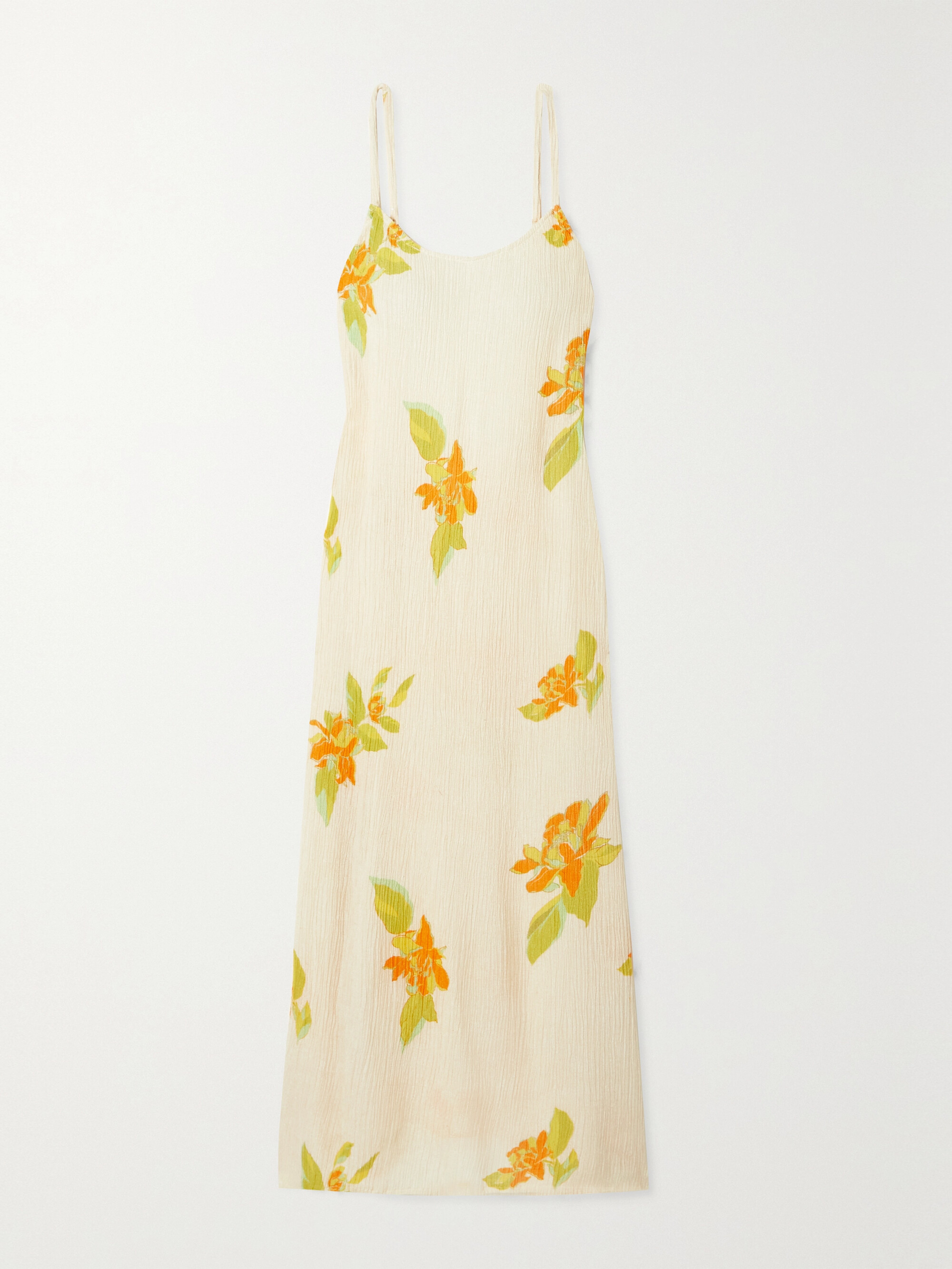 Savannah Morrow The Label + NET SUSTAIN Andria floral-print silk and bamboo-blend crepon maxi dress