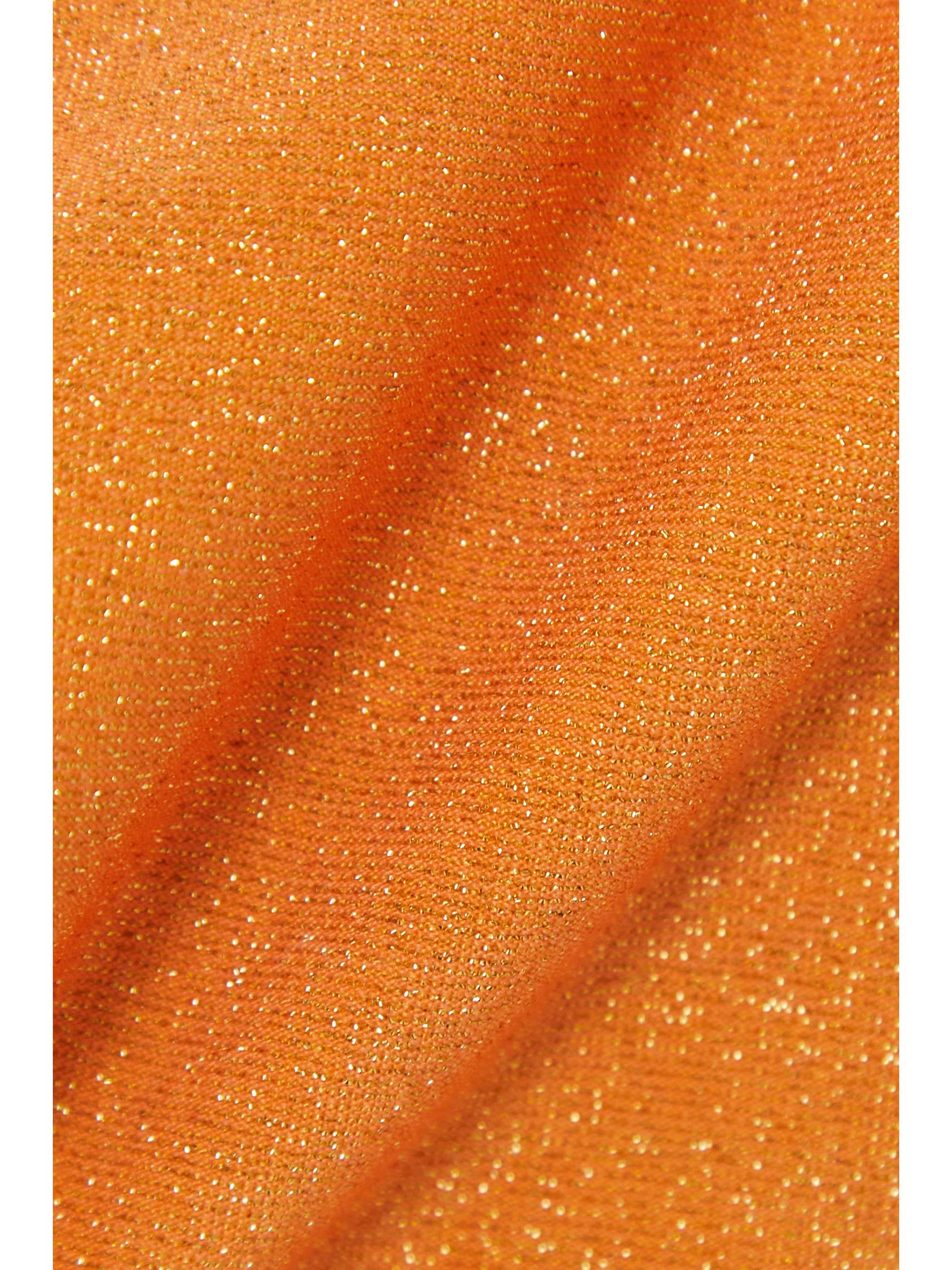 PEONY + NET SUSTAIN Bikini-Höschen aus einem Stretch-Material mit recycelten Fasern in Metallic-Optik
