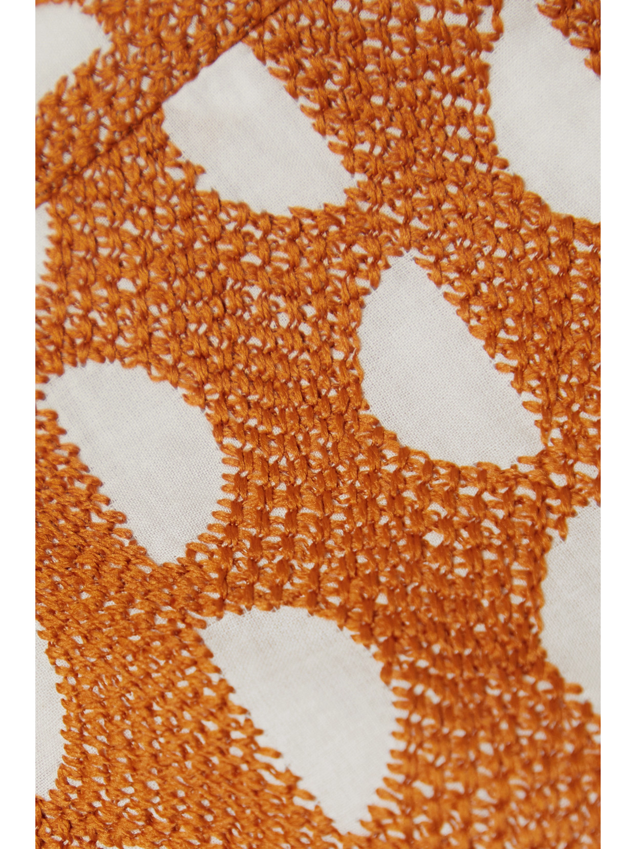 Three Graces London Nineve Cropped Embroidered Cotton Top In Metallic