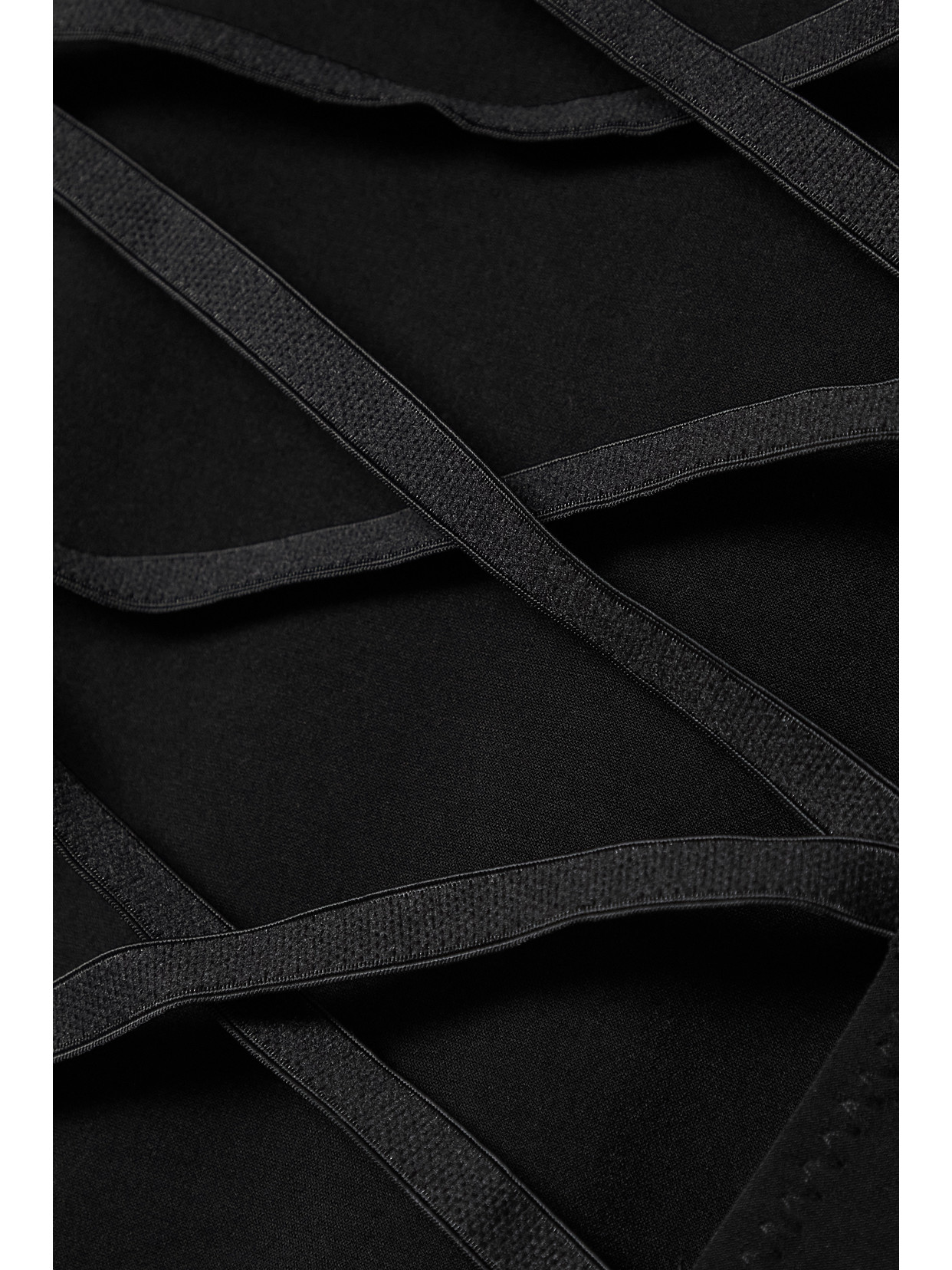 Norma Kamali Cutout Stretch-jersey Turtleneck Maxi Dress In Black