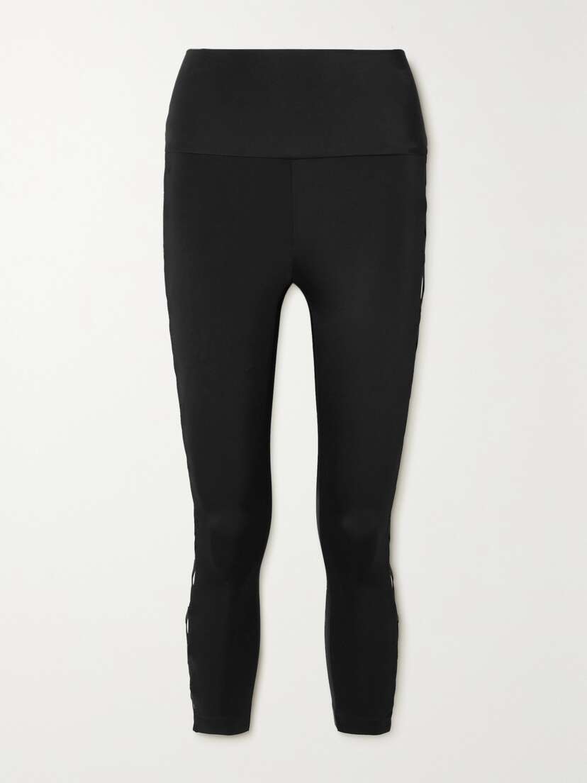 Norma Kamali X Cutout Stretch-jersey Leggings
