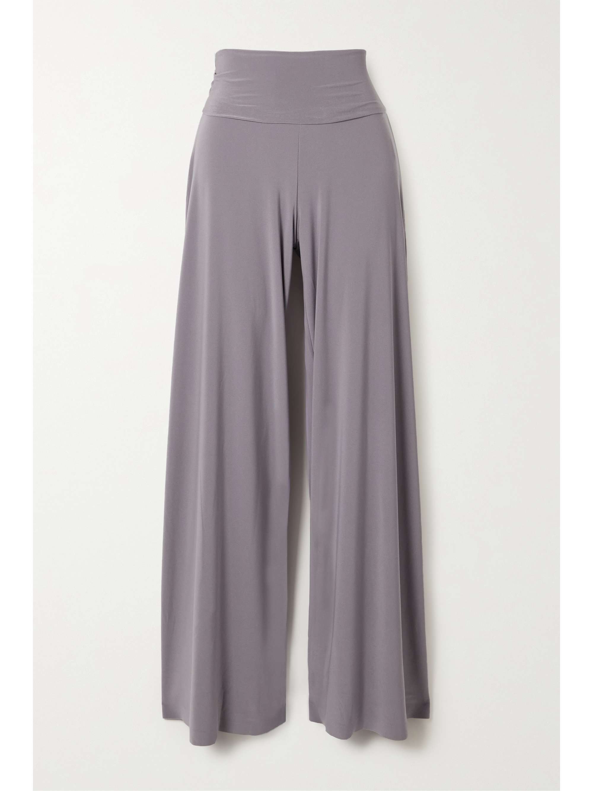Purple Elephant stretch-jersey wide-leg 