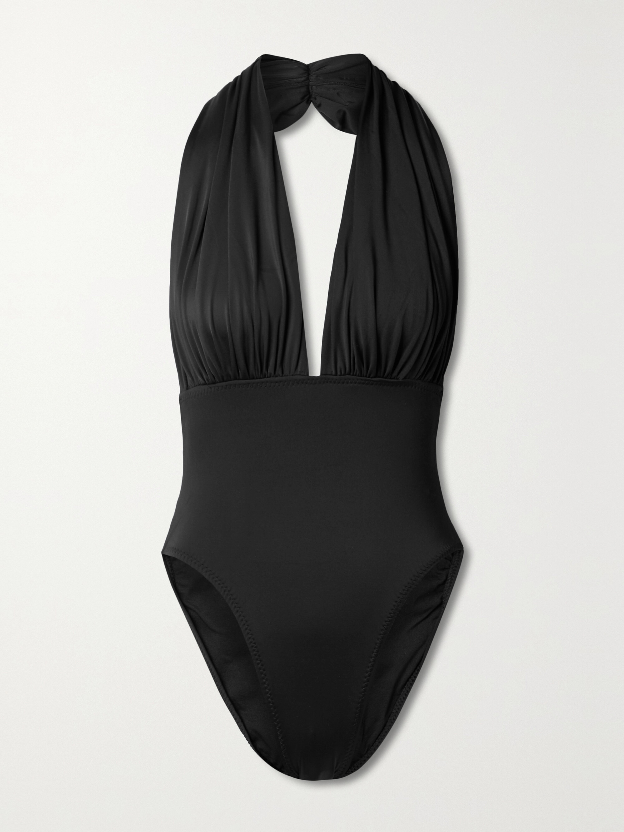 Norma Kamali Mio halterneck swimsuit thumbnail