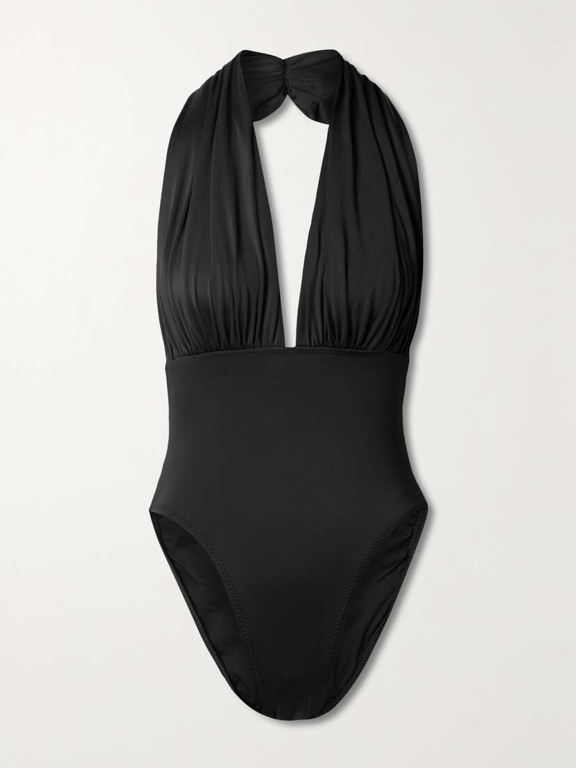 Norma Kamali Mio Halterneck Swimsuit