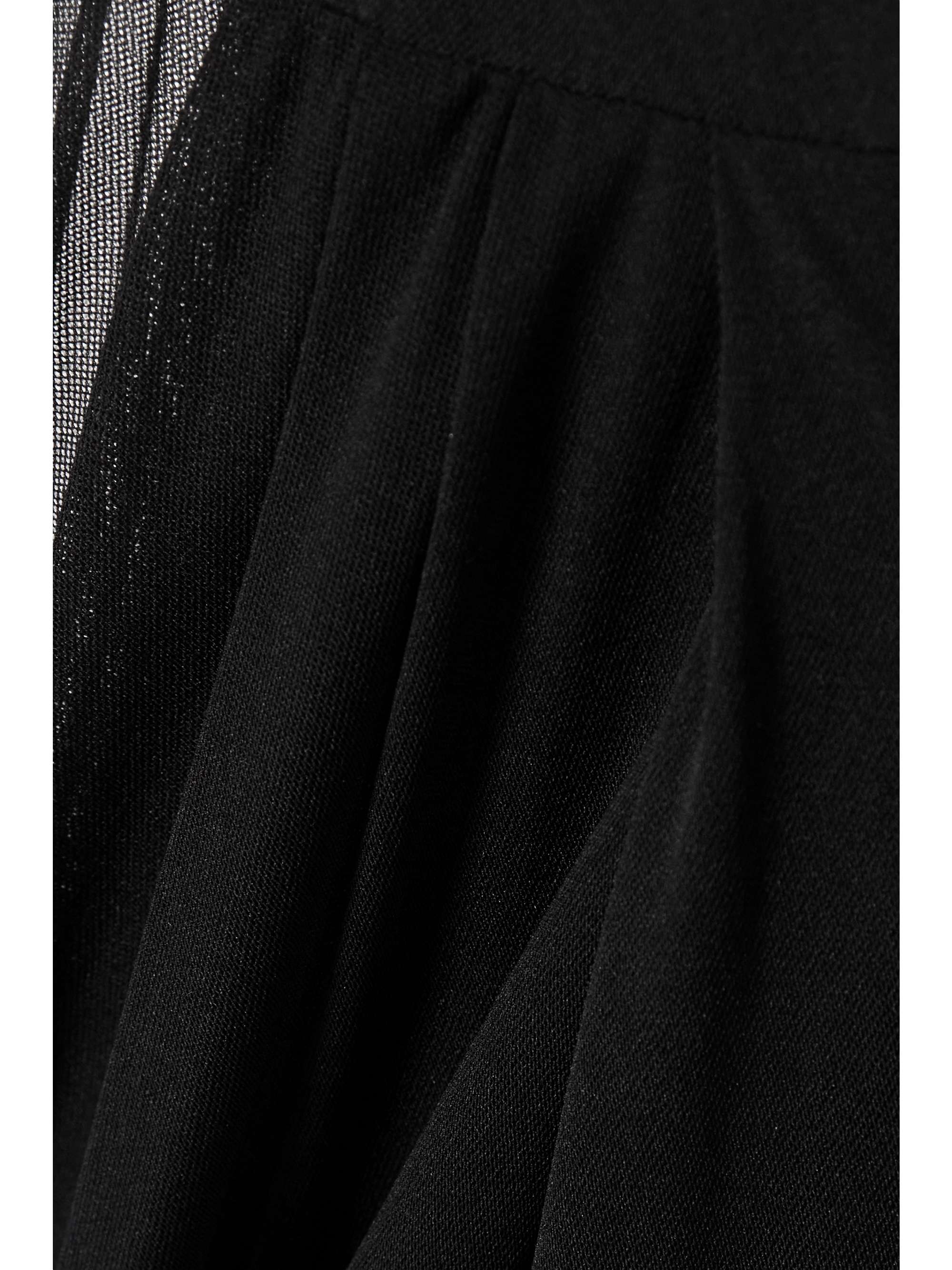 NORMA KAMALI Pleated gauze shirt dress