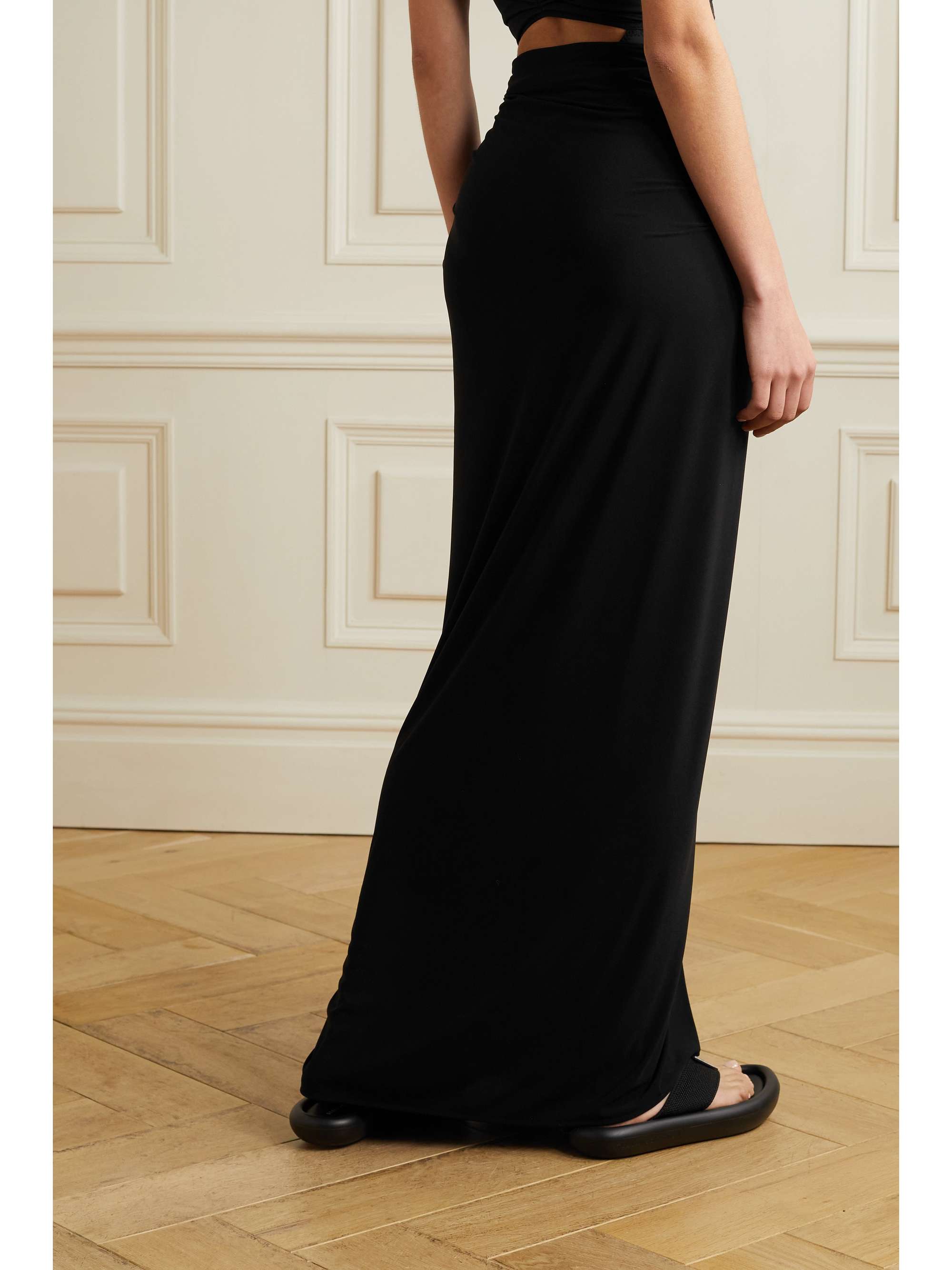 NORMA KAMALI Ernie stretch-jersey pareo