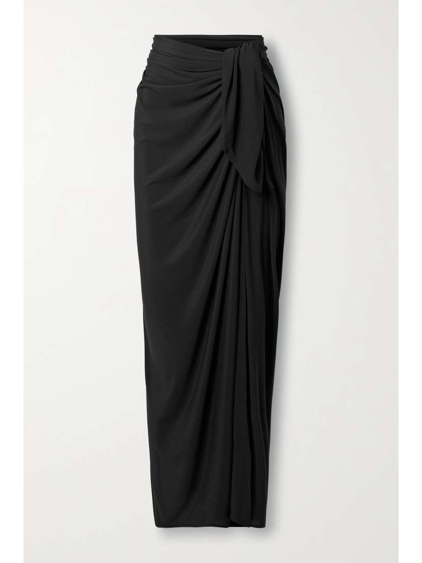 Norma Kamali Ernie Stretch-jersey Pareo