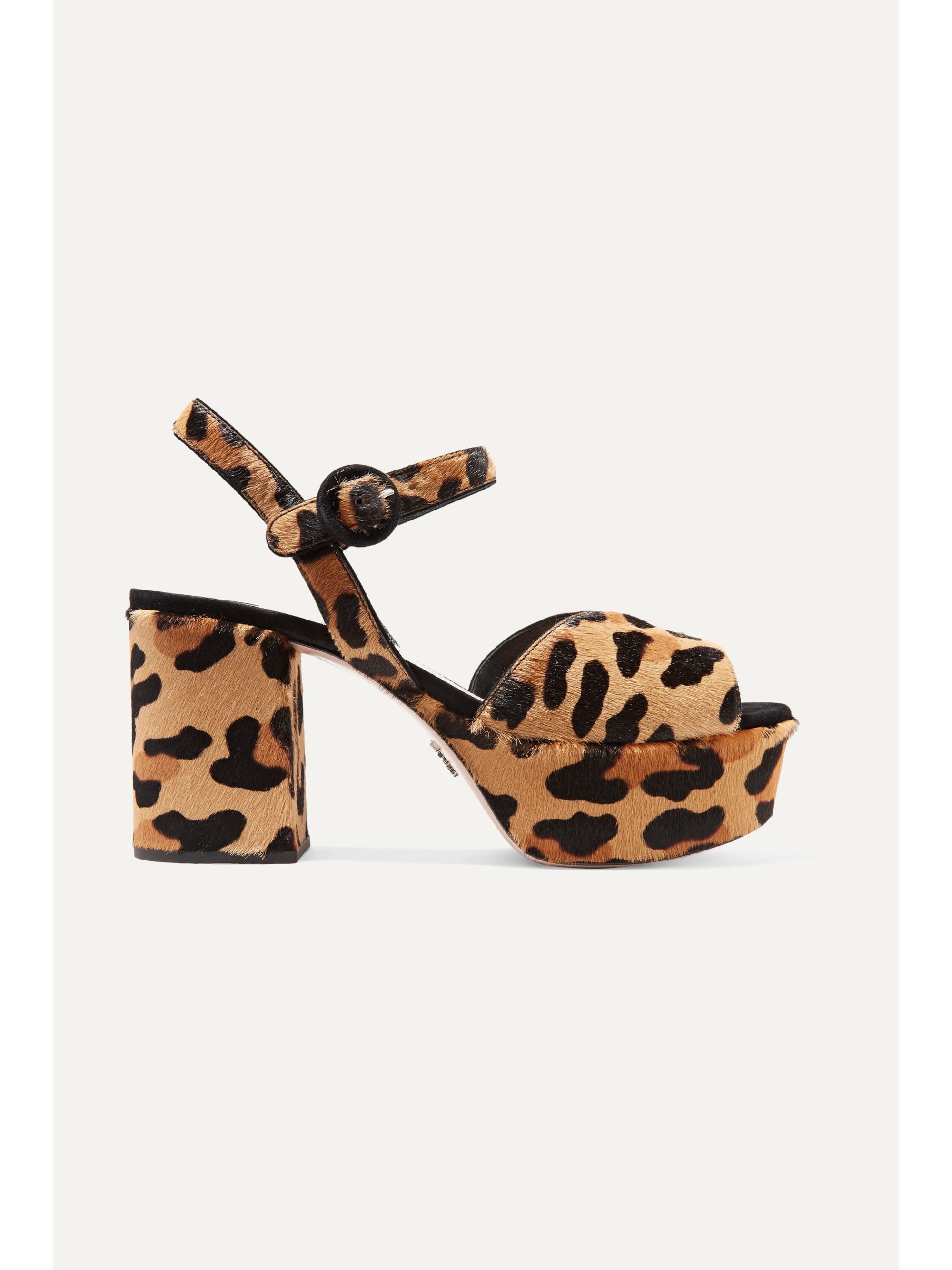 prada leopard sandals