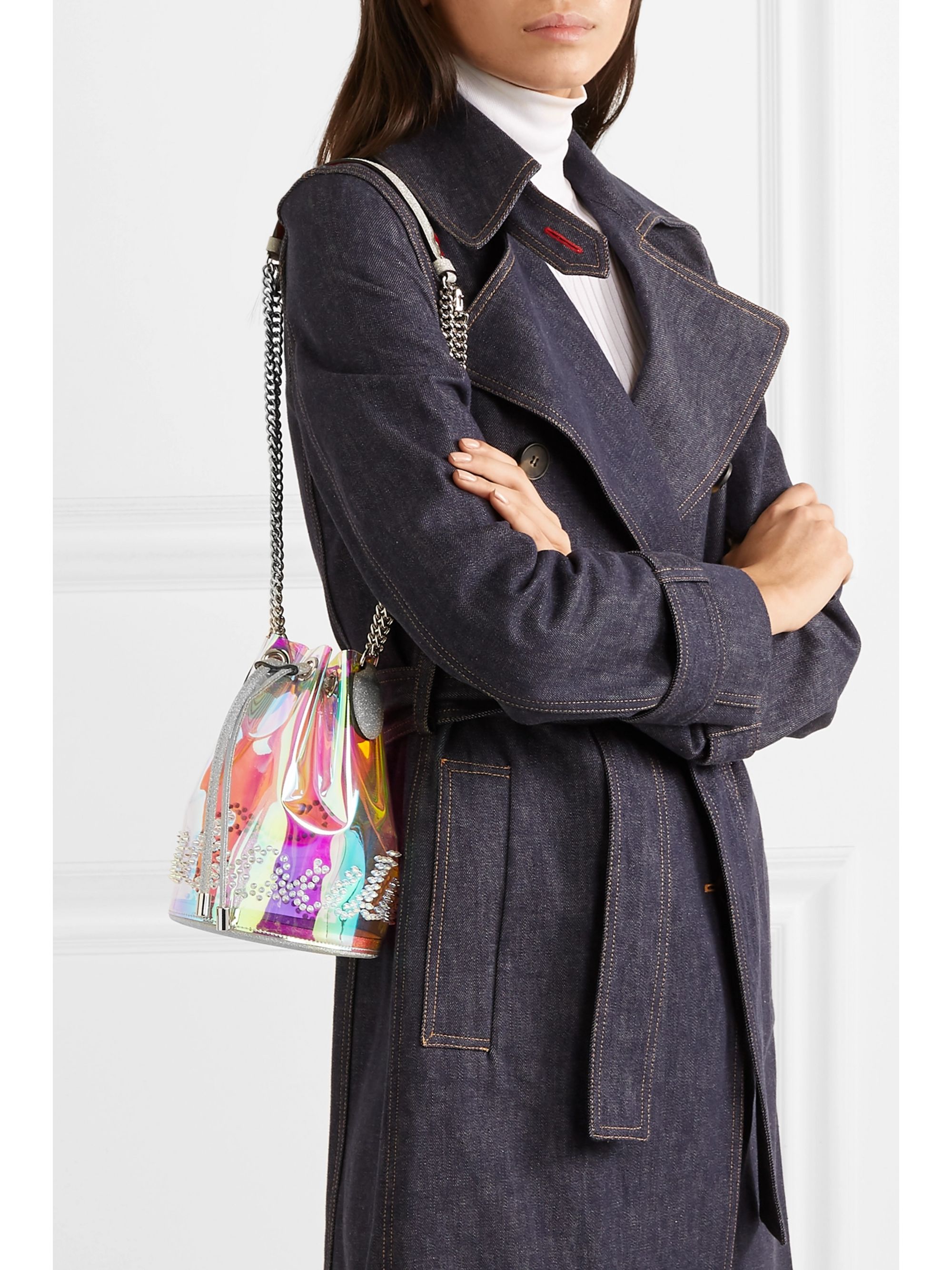 Christian louboutin clear bag Clearance