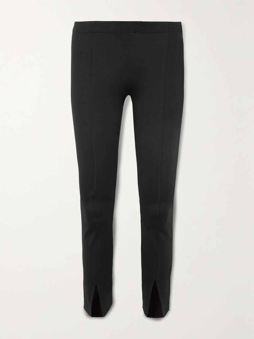 The Row Thilde Stretch-cady Straight-leg Pants