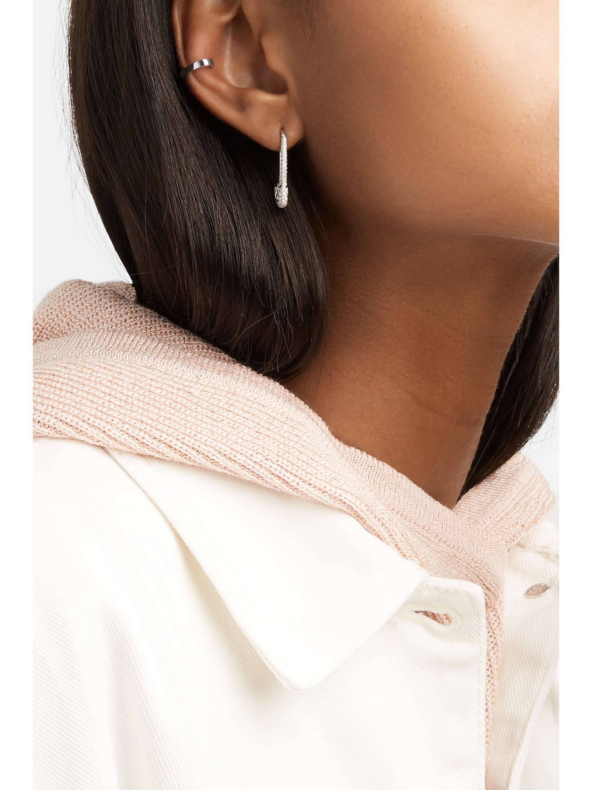 ANITA KO 18-karat white gold ear cuff