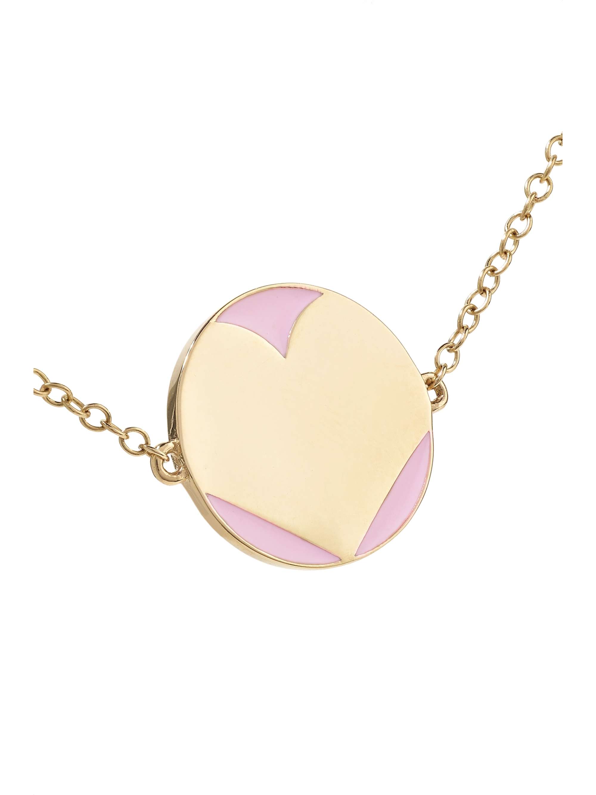 ALISON LOU Amour 14-karat gold and enamel bracelet
